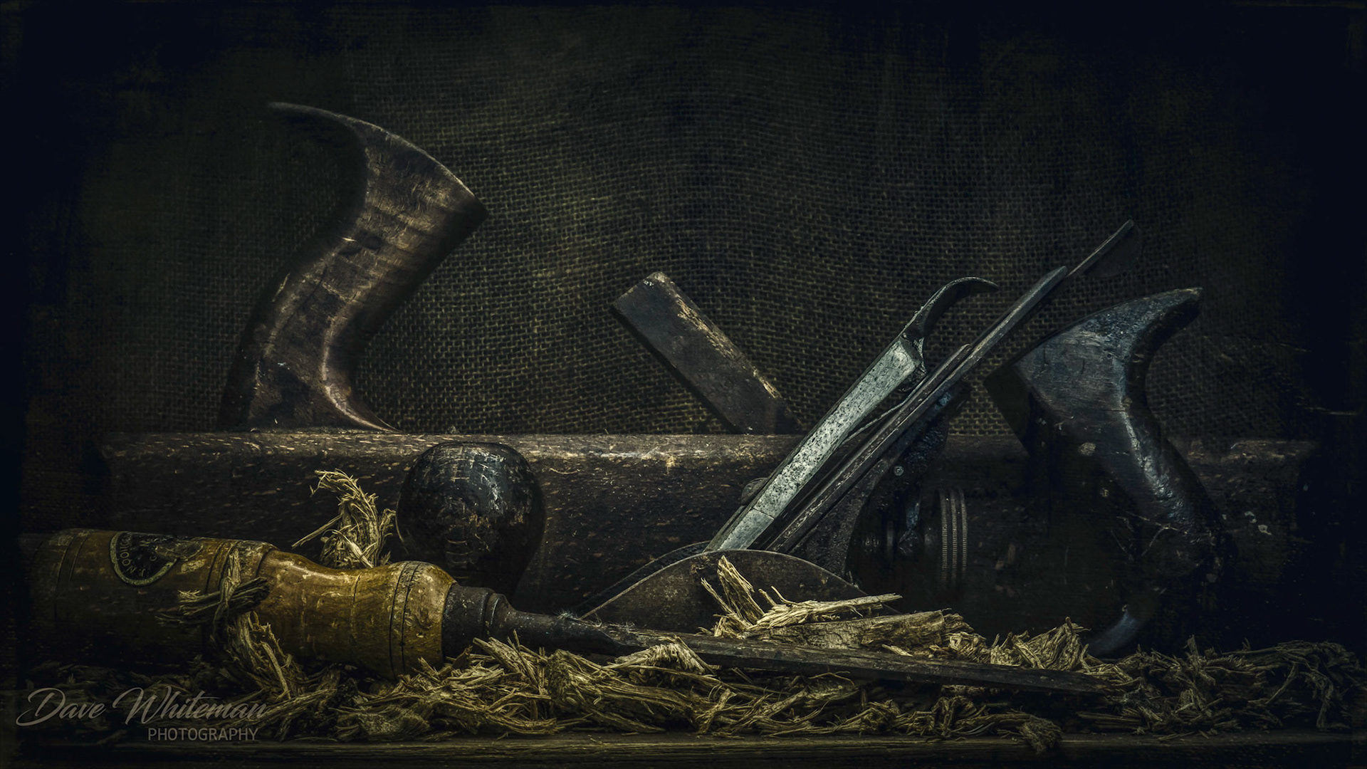 A little Light Painting... These tools were used by my Dad almost 70 years ago.