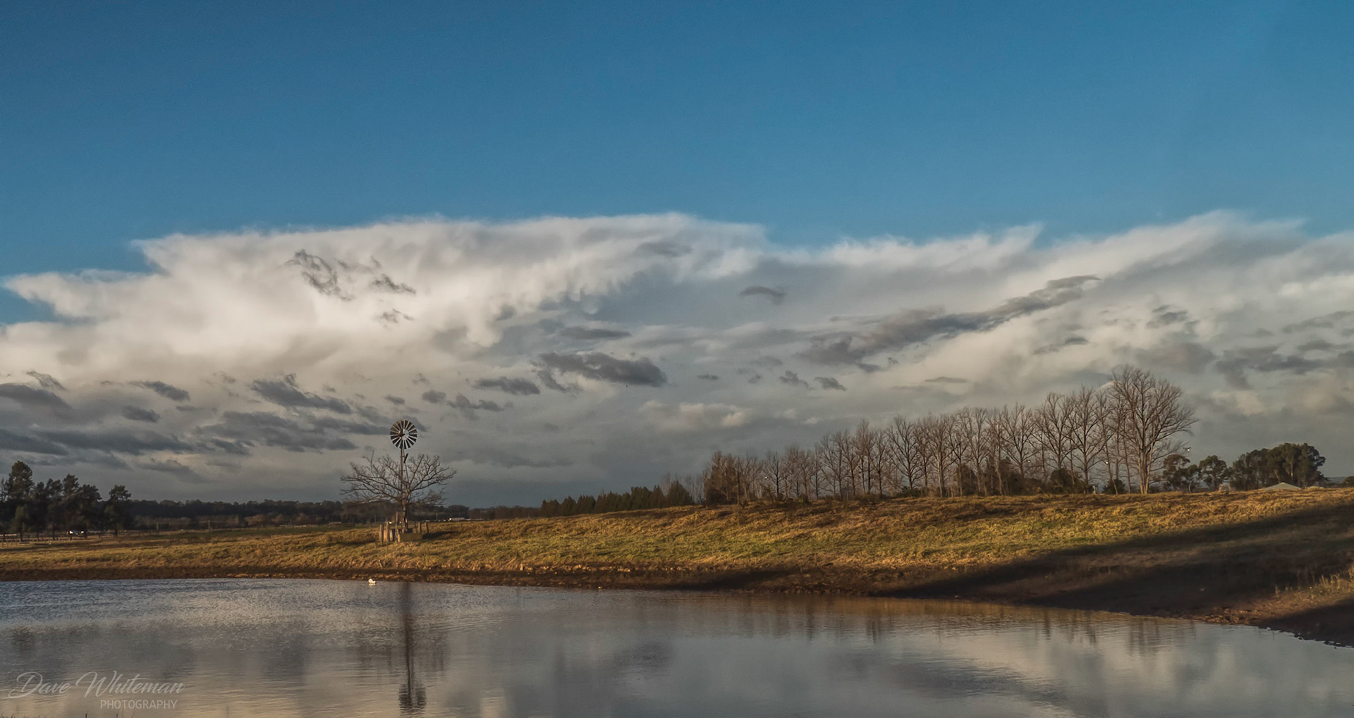 Winter afternoon after storms move across the Richmond Lowlands and the Hawkesbury.