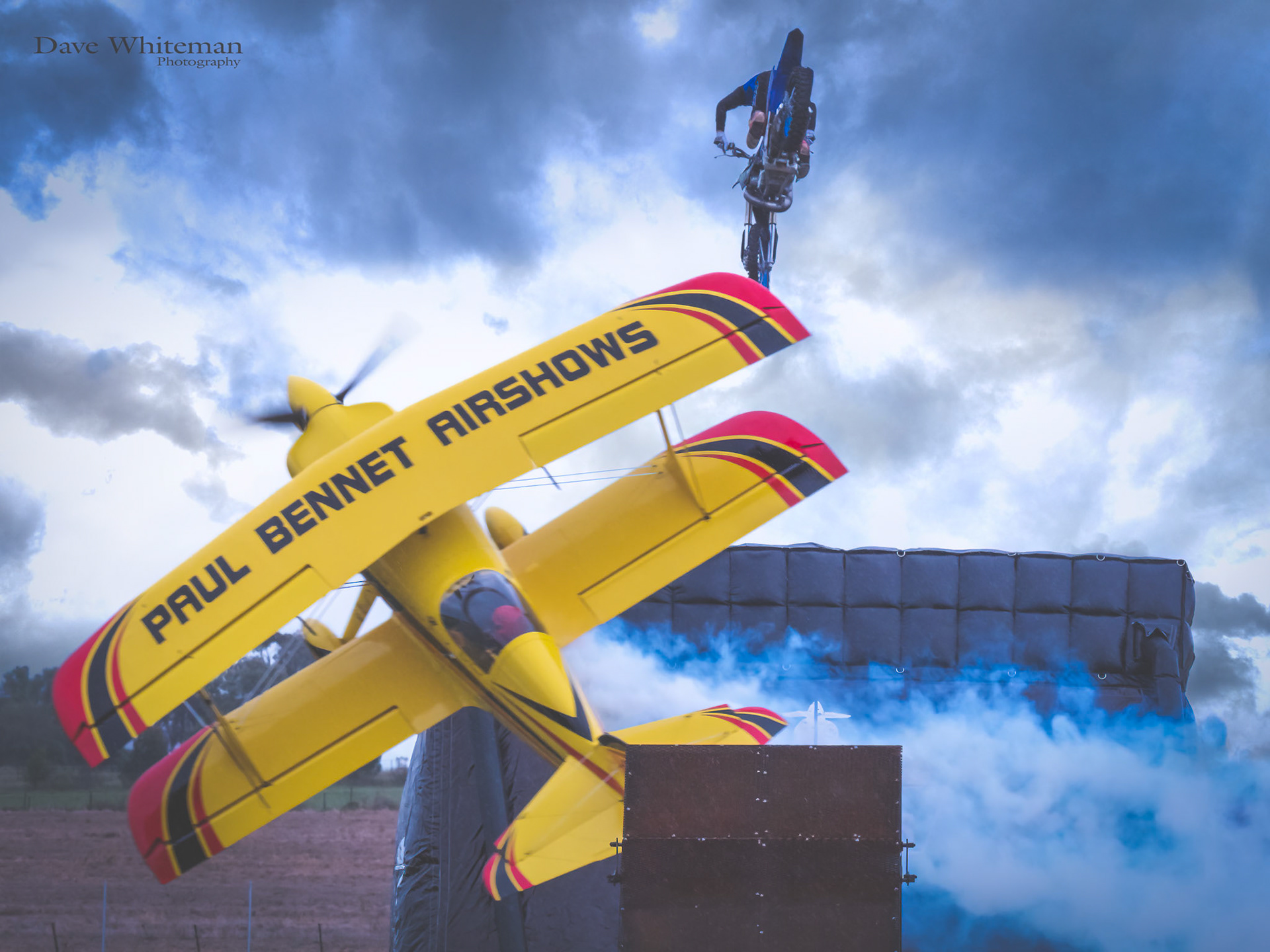 Paul Bennet's Wolf Pitt Pro in action at the Warbirds Over Scone airshow.