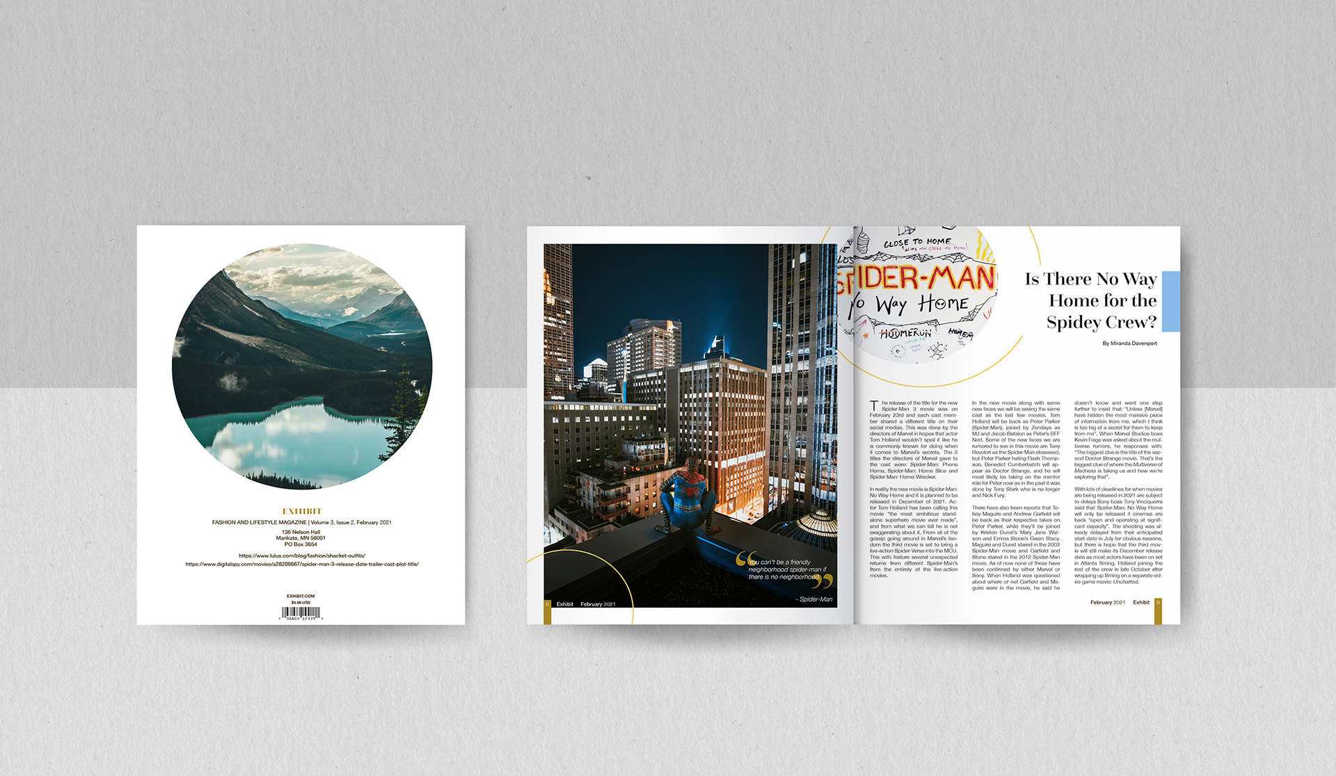 Back Cover & Spread