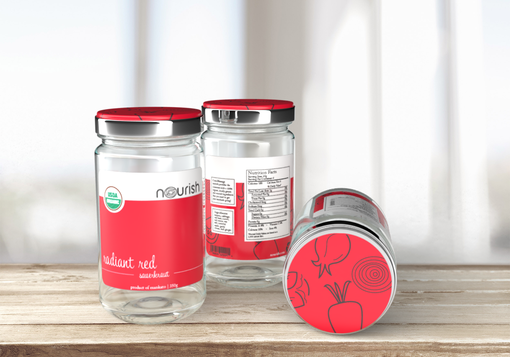 Radiant Red Sauerkraut