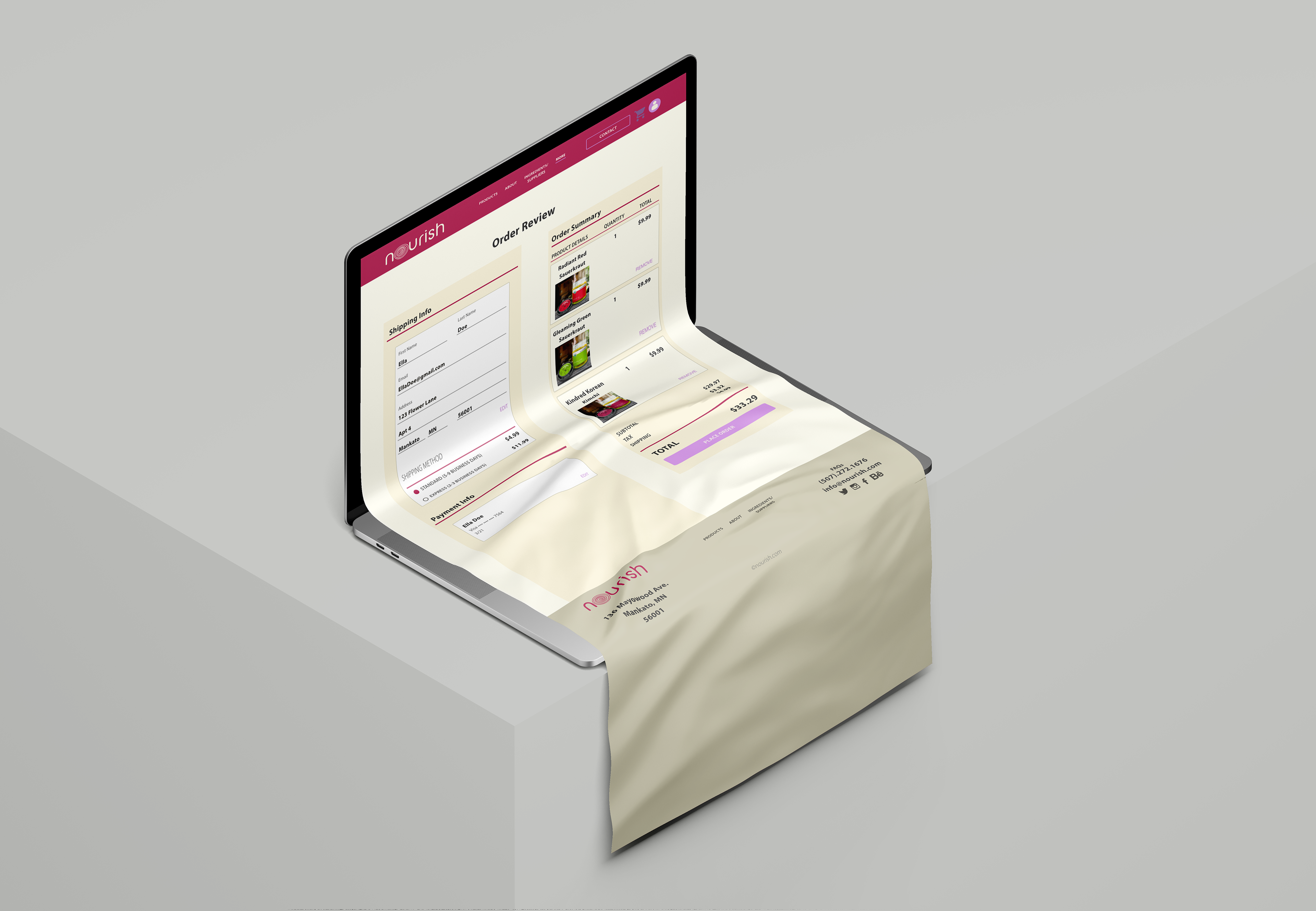 Order Review Page