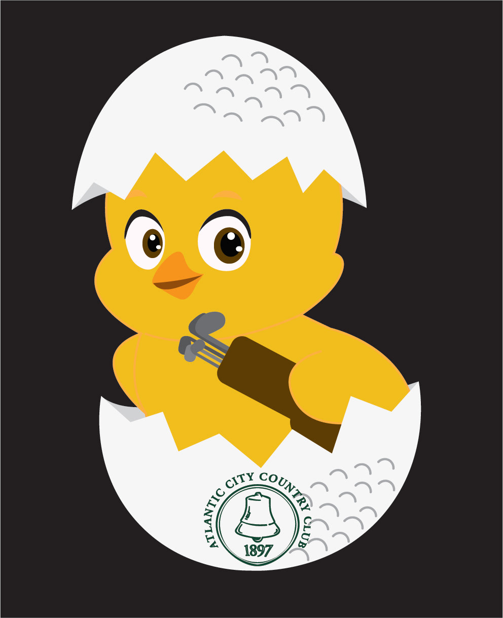 Birth of the Birdie Logo for Atlantic City Country Club