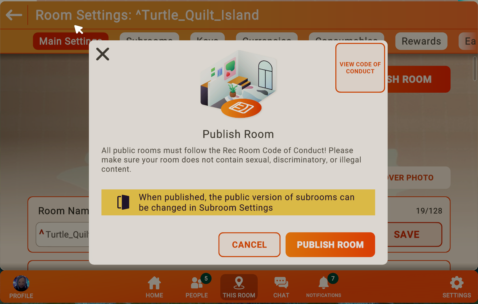 Pop-ups to add key moments of acknowledgement in Rec Room highlight the most essential information while complying with trust and safety guidelines