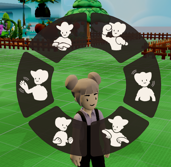 Quick access expressive motion in avatars brings joy to multiplayer experiences