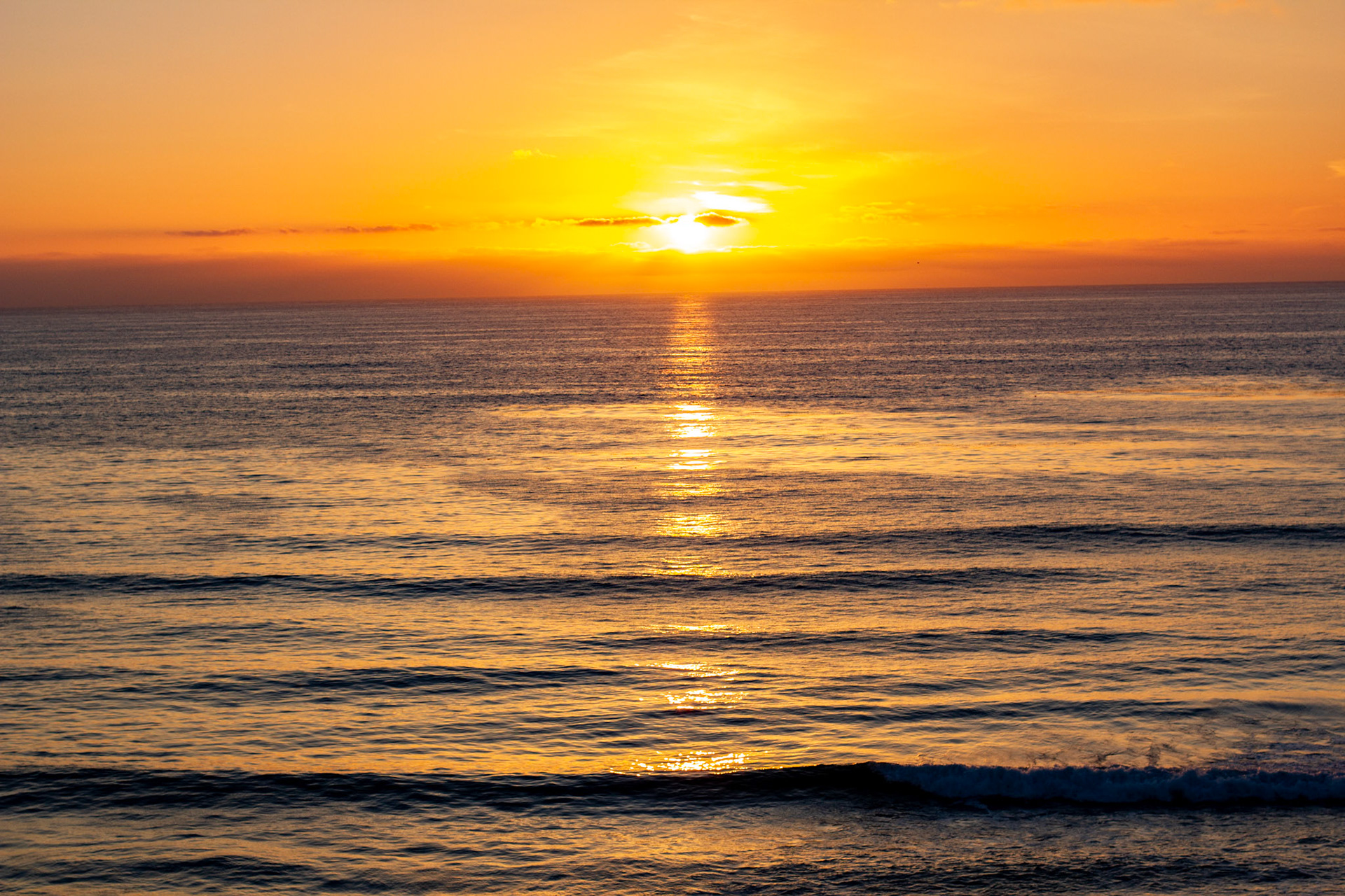 San Elijo Beach Camping Sunset