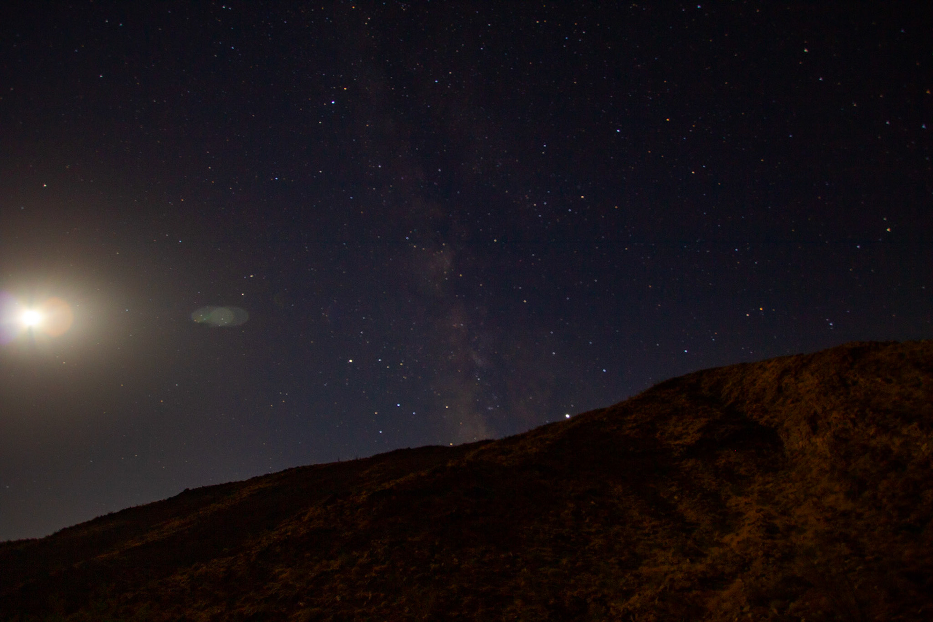 Moonlit Milky Way - Anza Borrego, CA
