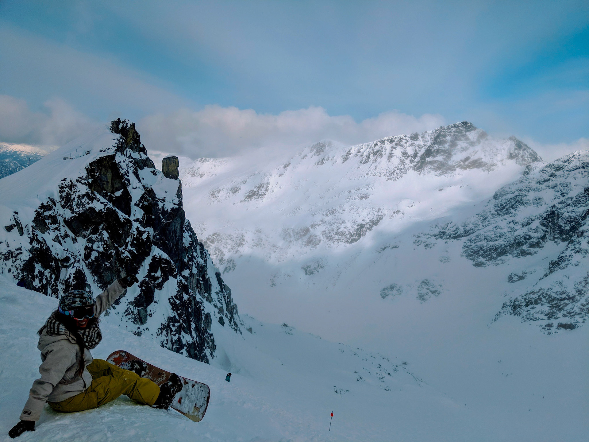 Top of a Glacier Run - Whistler, Canada