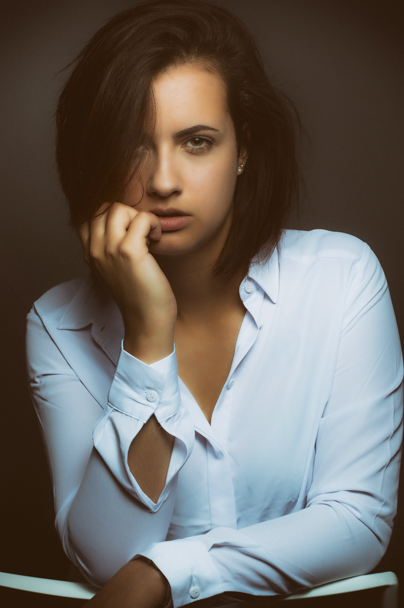 Krachtig portret intense blik