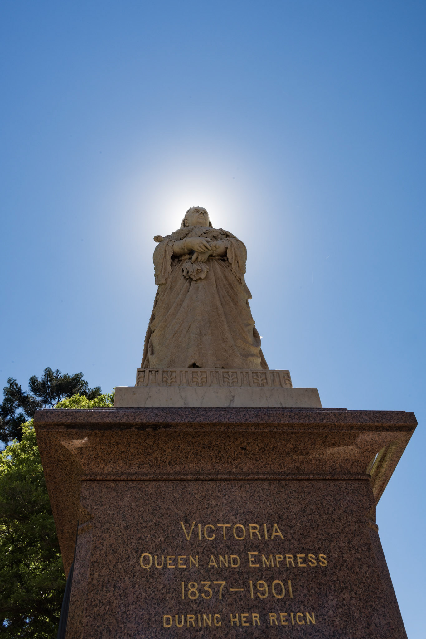 Queen Victoria Statue in Kings Park, Perth, Australia