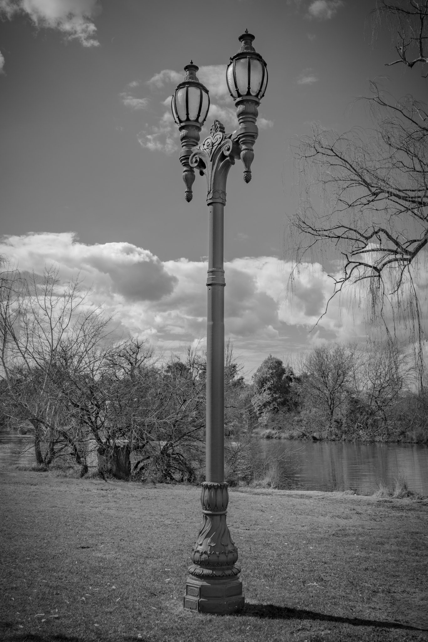 Lamp post at Caribbean Gardens and Market Scoresby, Melbourne, Australia