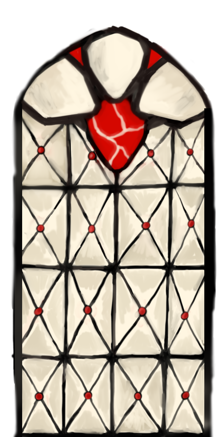 Stained glass window texture