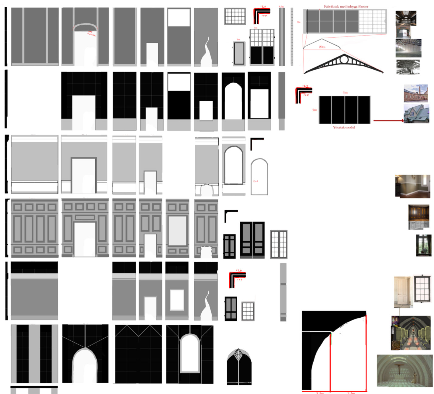 Schematic For Modular Pieces