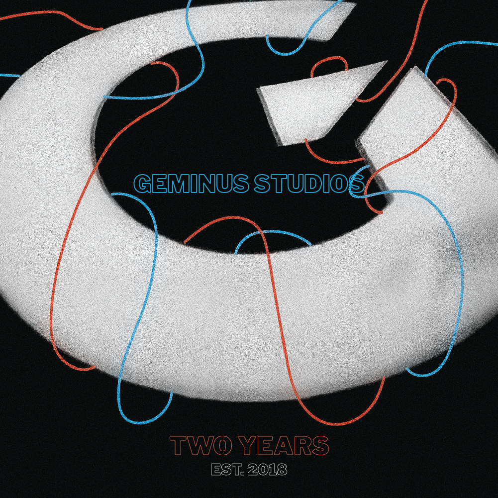 Geminus Studios – "2 Years" Graphic