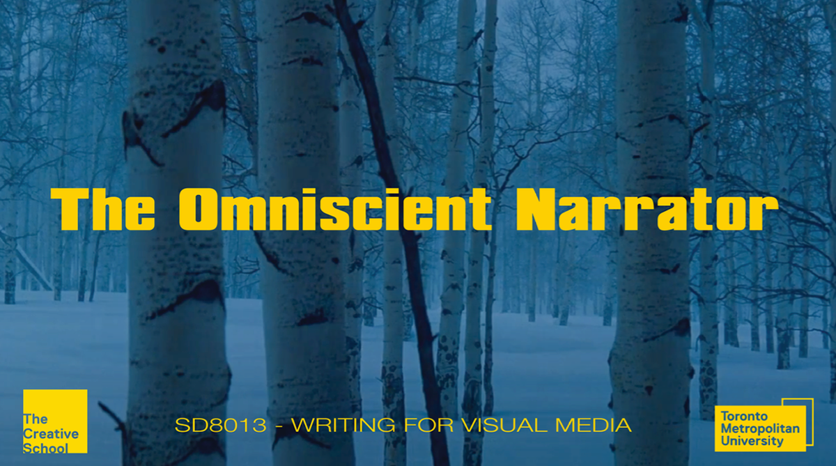 The Omniscient Narrator – Presentation Slide