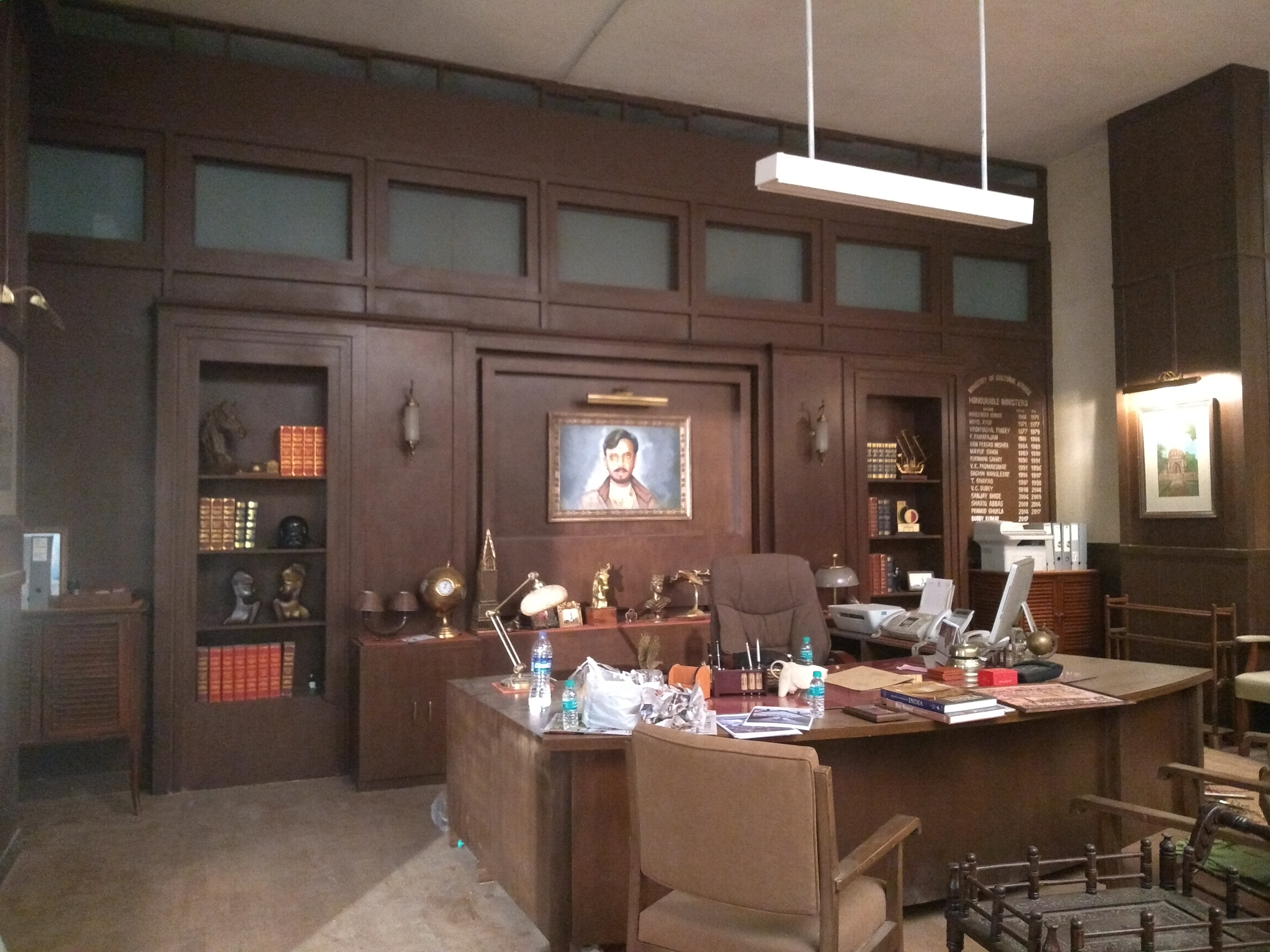 Finished set after build and prop decorations