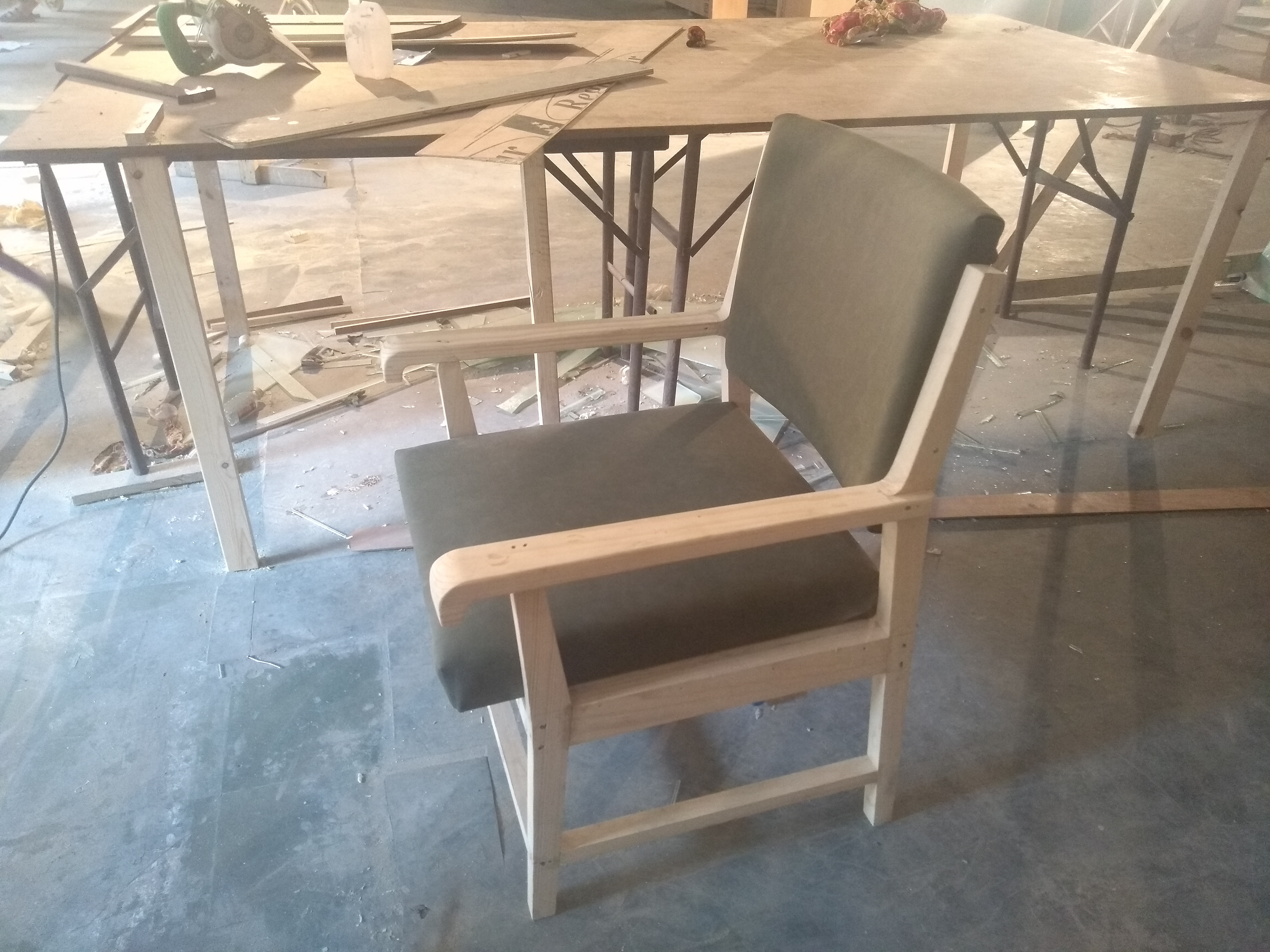 Finished chair