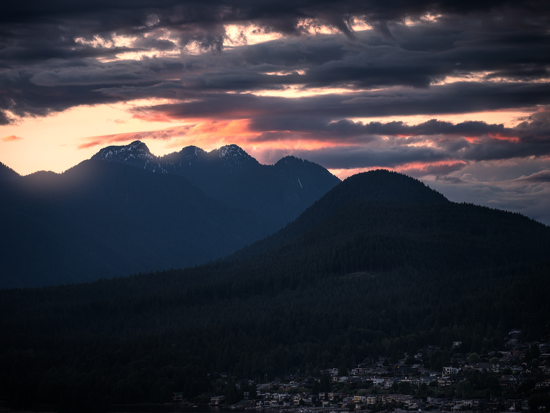 "Nestled"