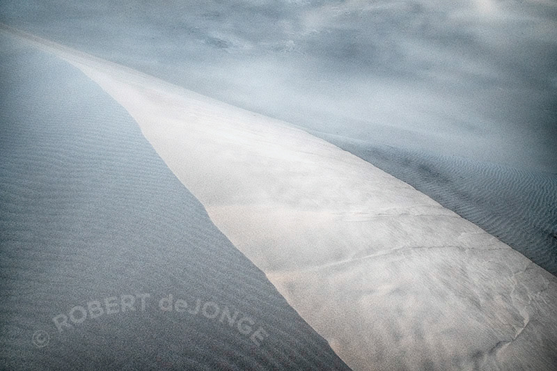 soft, dune, wind blow, evening, ridge
