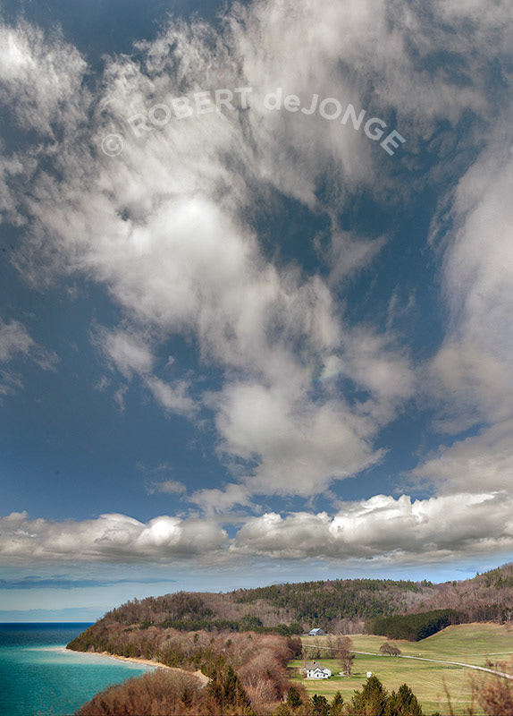 Port Oneida, skyscape, Carsten Burfiend Farm, Spring