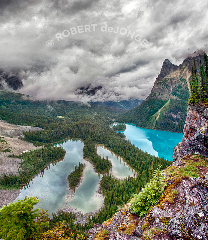 Yoho National Park, Lake Ohara, Panorama, Canadian Rockies, British Columbia, BC, Glacier