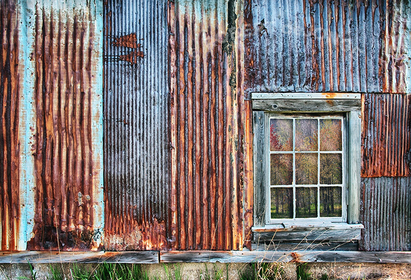 metal, siding, barn corrugated, rust, patina, variations, barn, farm