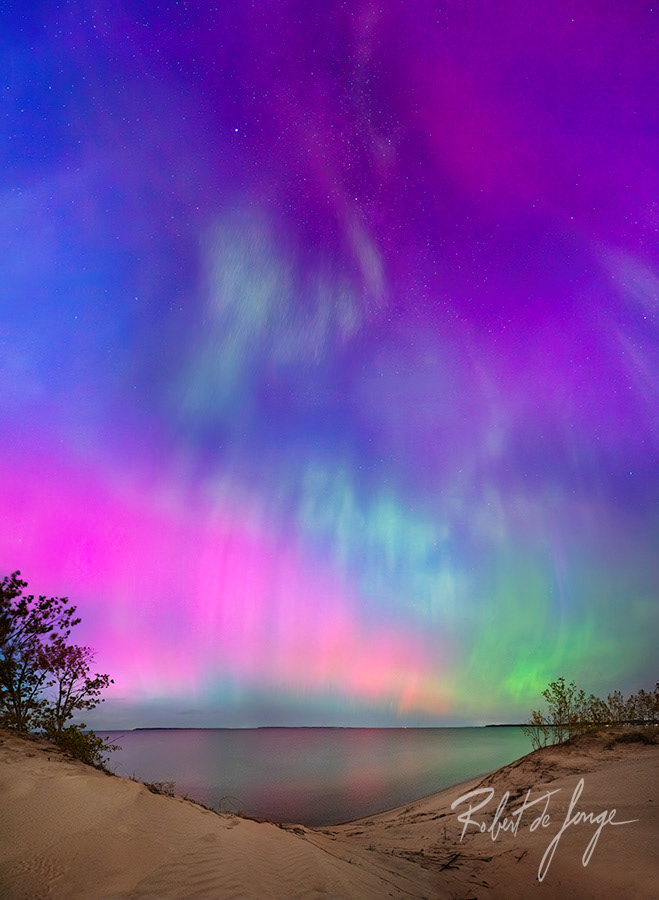 The Aurora at Sleeping Bear Point