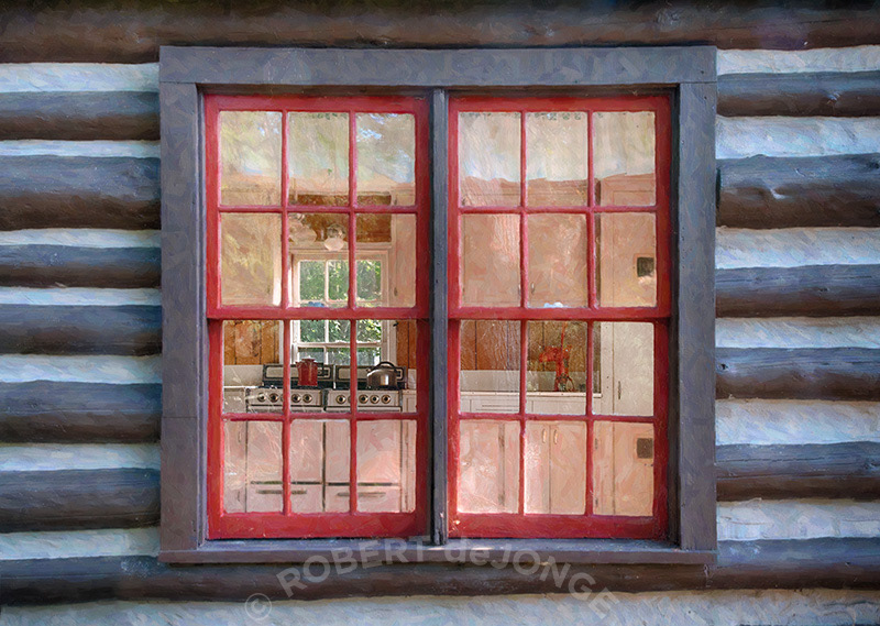 Window, log cabin, Lodge, kitchen, sleeping bear dunes