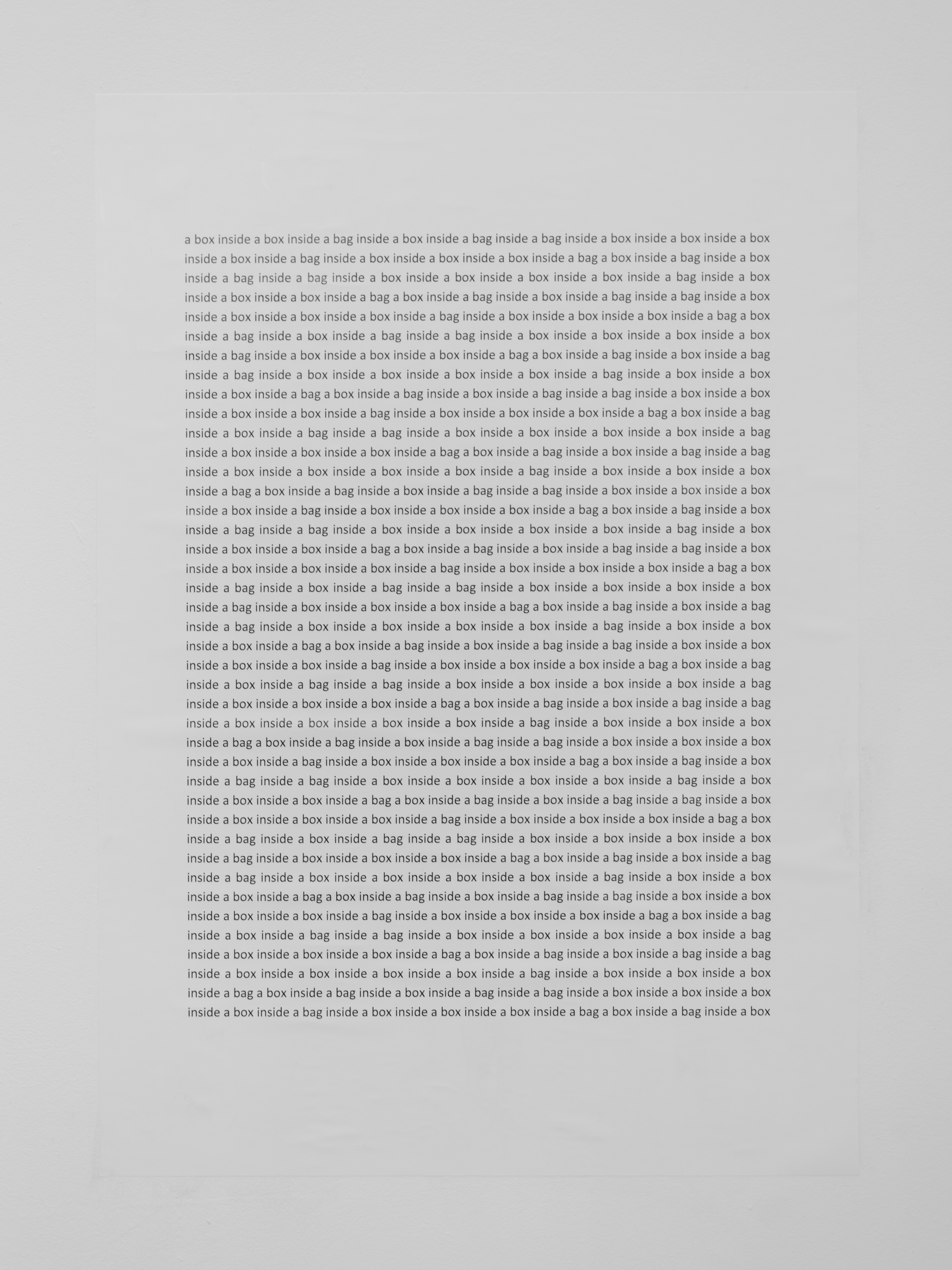 BIG; Alice Chandler, 2014; Inkjet print on paper; 84.1 × 59.4cm