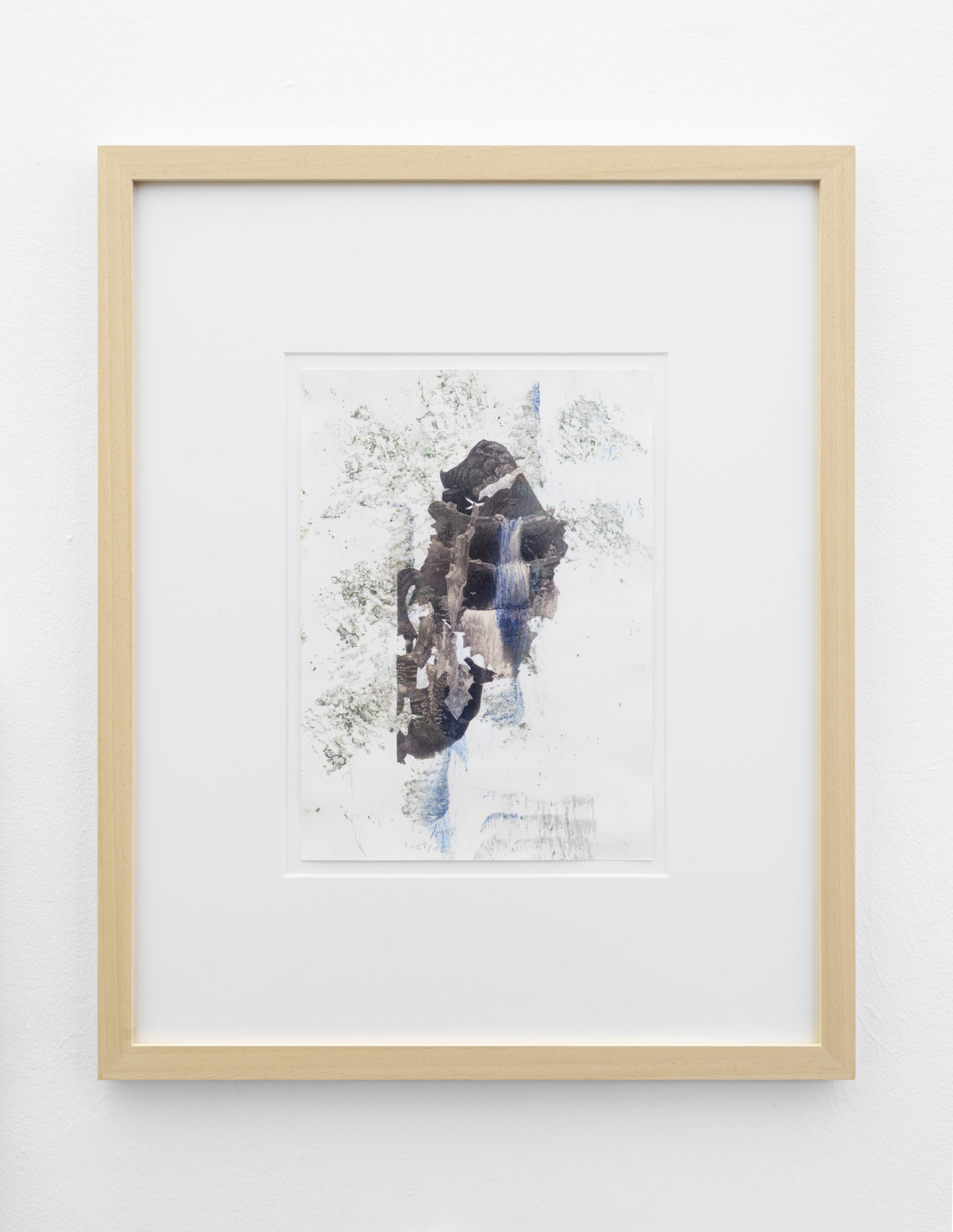 Untitled; Erwin Gross, 2007/2016; gouache and pencil on digital print; 28 × 20cm