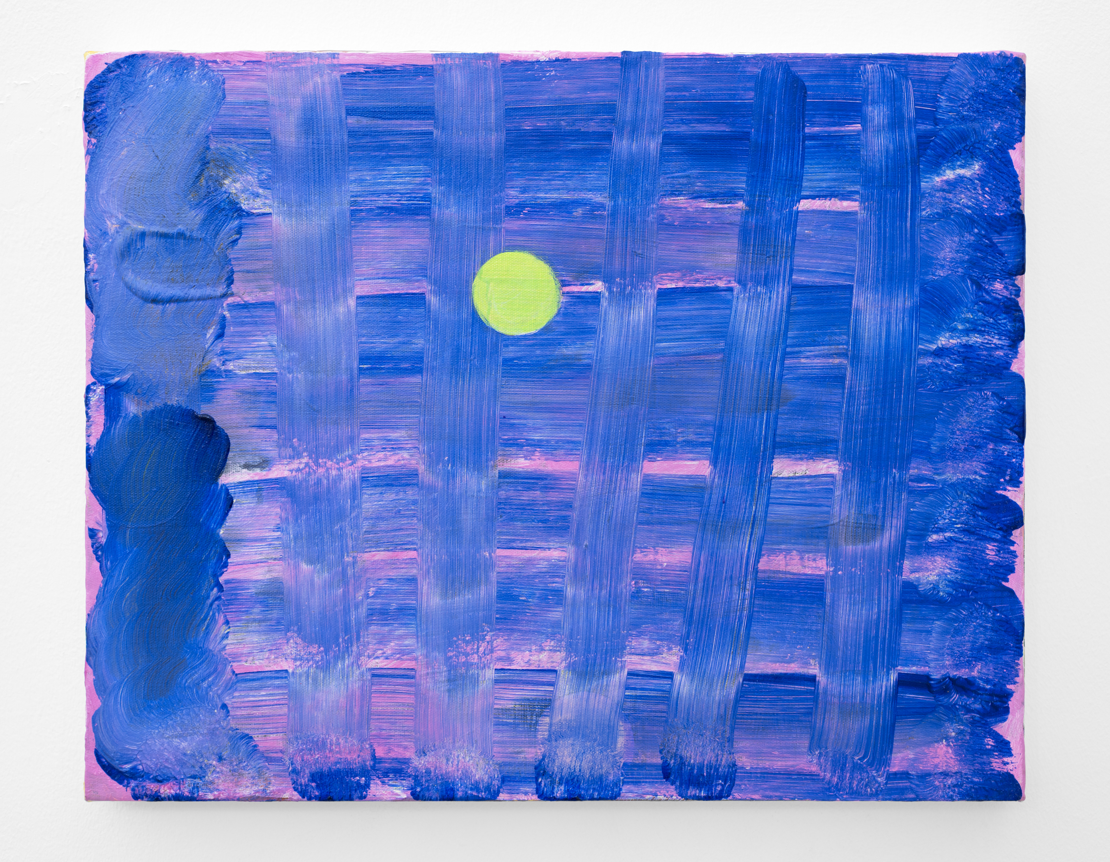 New Blue; Mali Morris, 2010; acrylic on canvas; 40 × 50cm