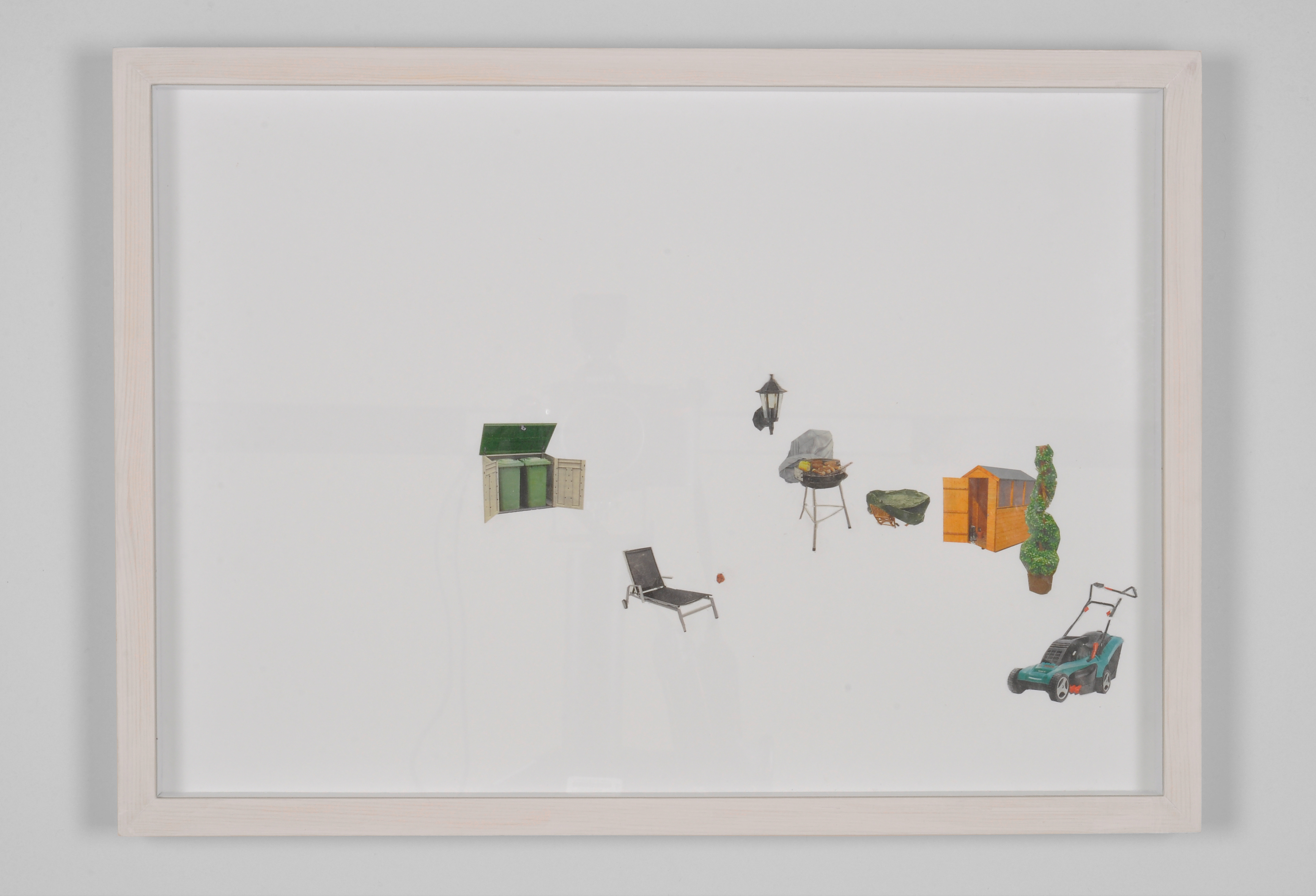 yours or mine?; Jessica Roper, 2013; Collage; 31.5 × 43.5 × 3.5cm [x4]