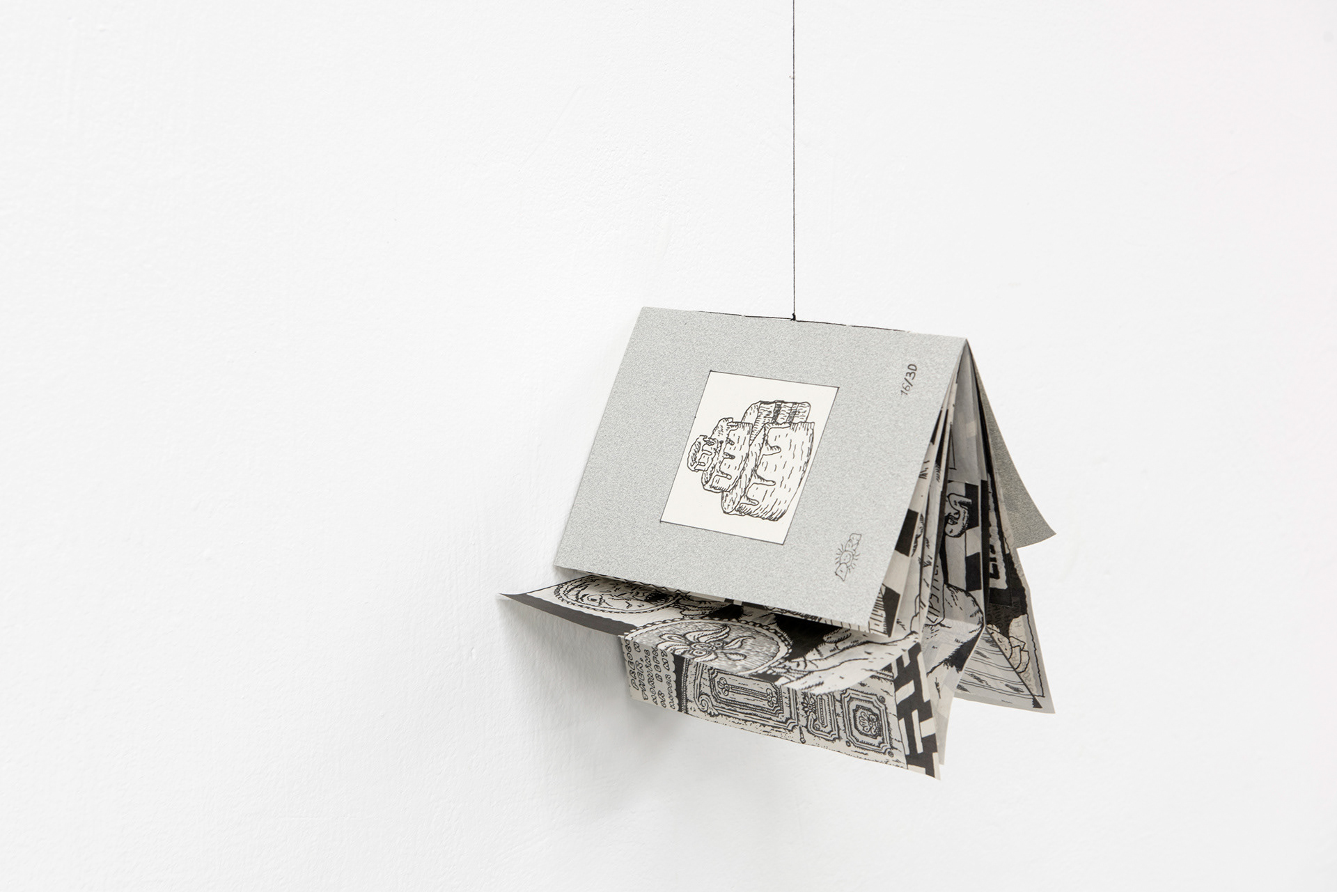 The Debutante; Dora Sidorenko, 2020; styrofoam, acrylic paint, comic book, video; dimensions variable