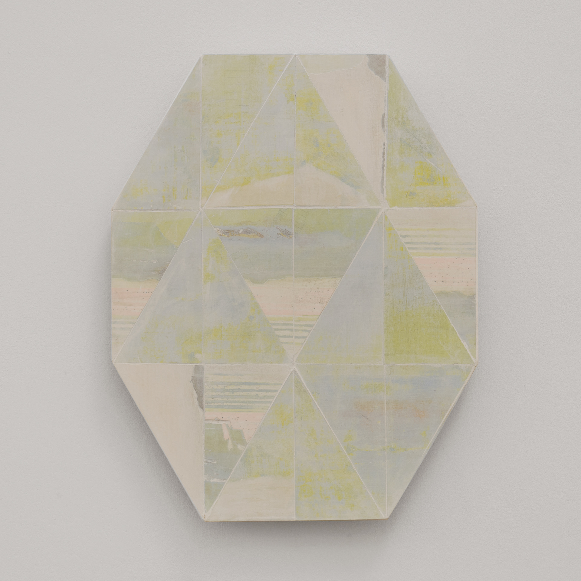 Annette Heyer, 2013; MDF, wood, gesso, pigment, dye; 33 × 26 × 3cm