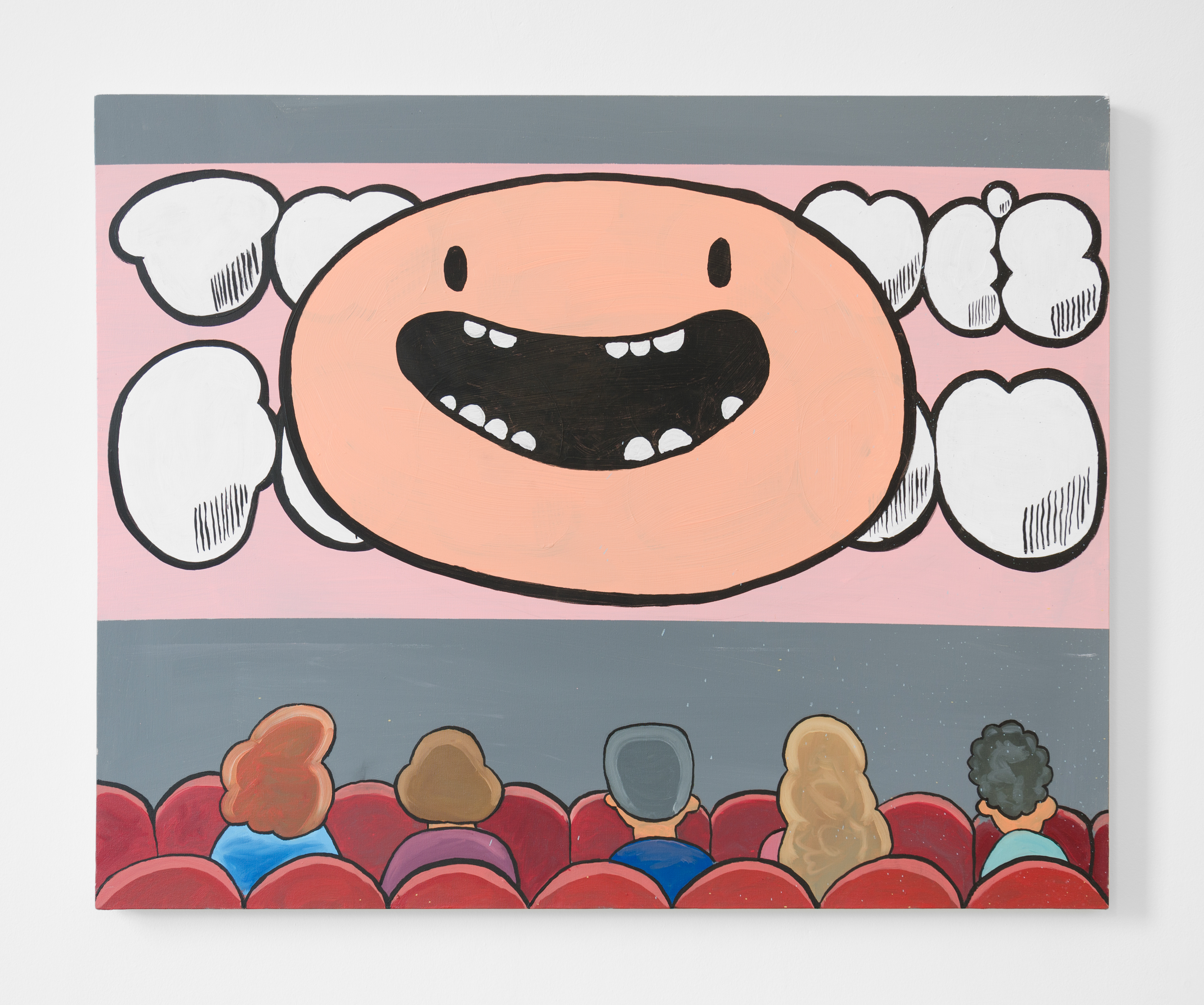 Cinema; George Garthwaite, 2014; Oil on canvas; 80 × 100 × 3cm