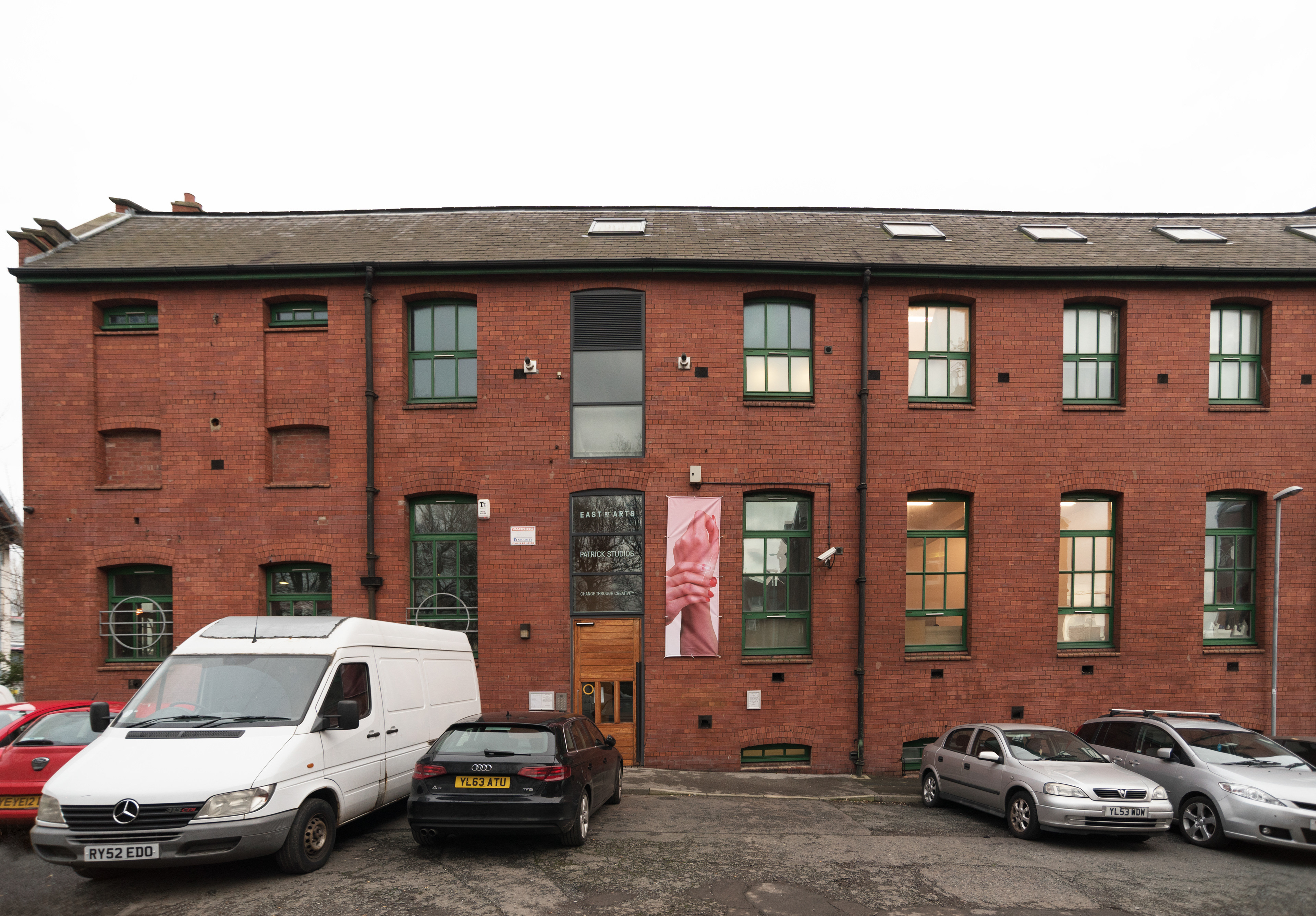 Demonstration no.3; Ellie Wadman, 2015; PVC 500gsm banner; 300 × 100cm