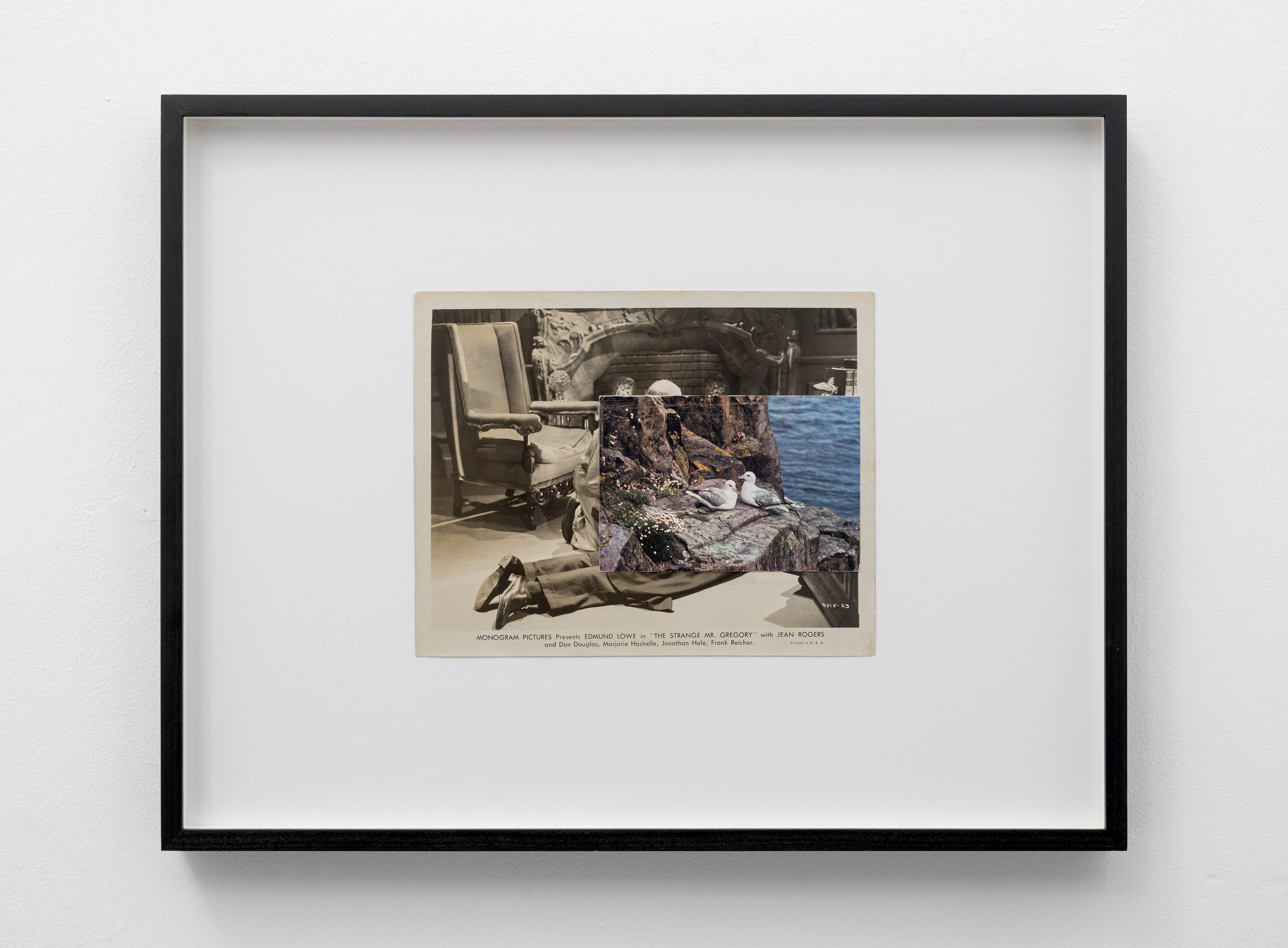 Nest X; John Stezaker, 2014; collage; 20.4 × 25.8cm