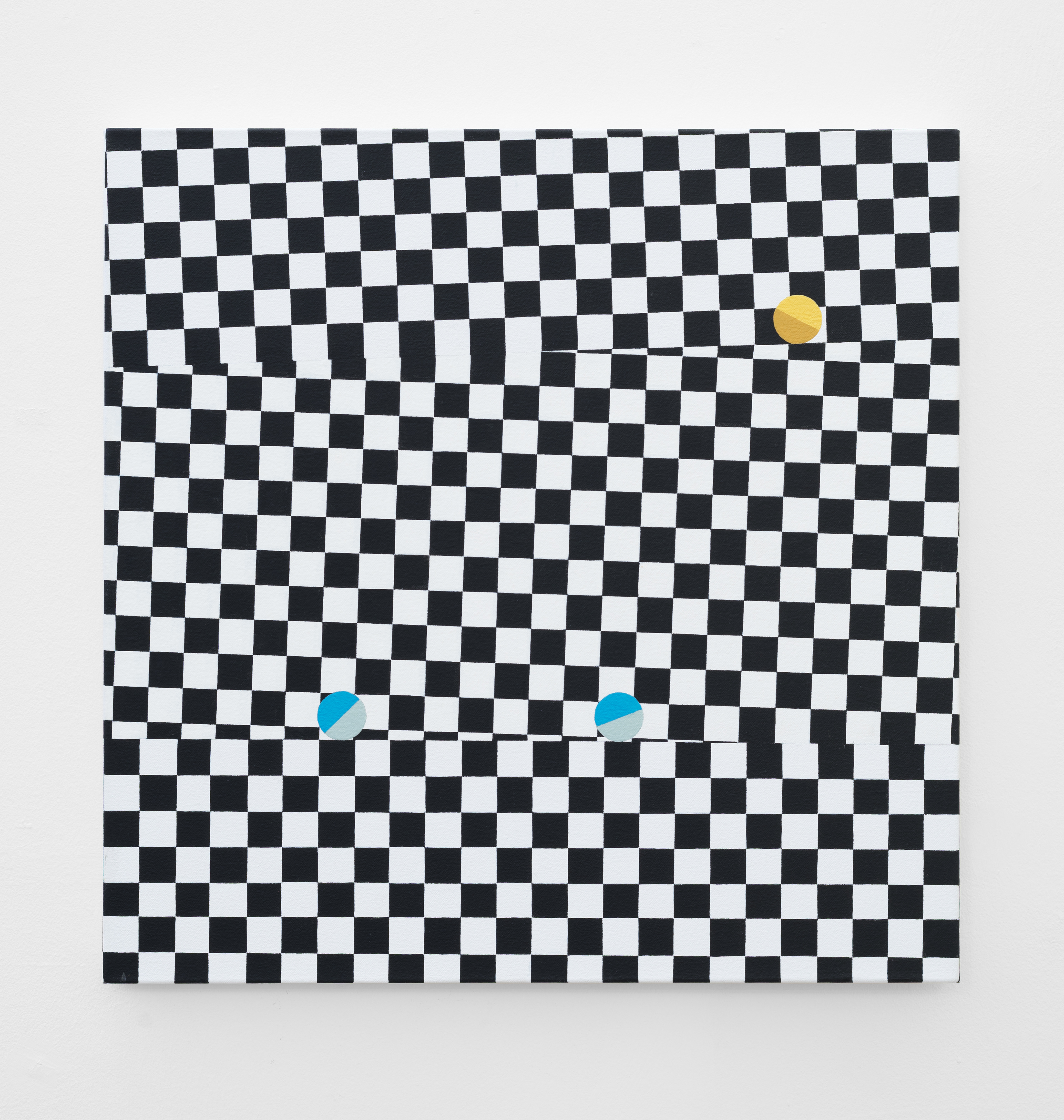 Inexact, precise; Daniel Sturgis, 2015; acrylic on canvas; 61 × 61cm