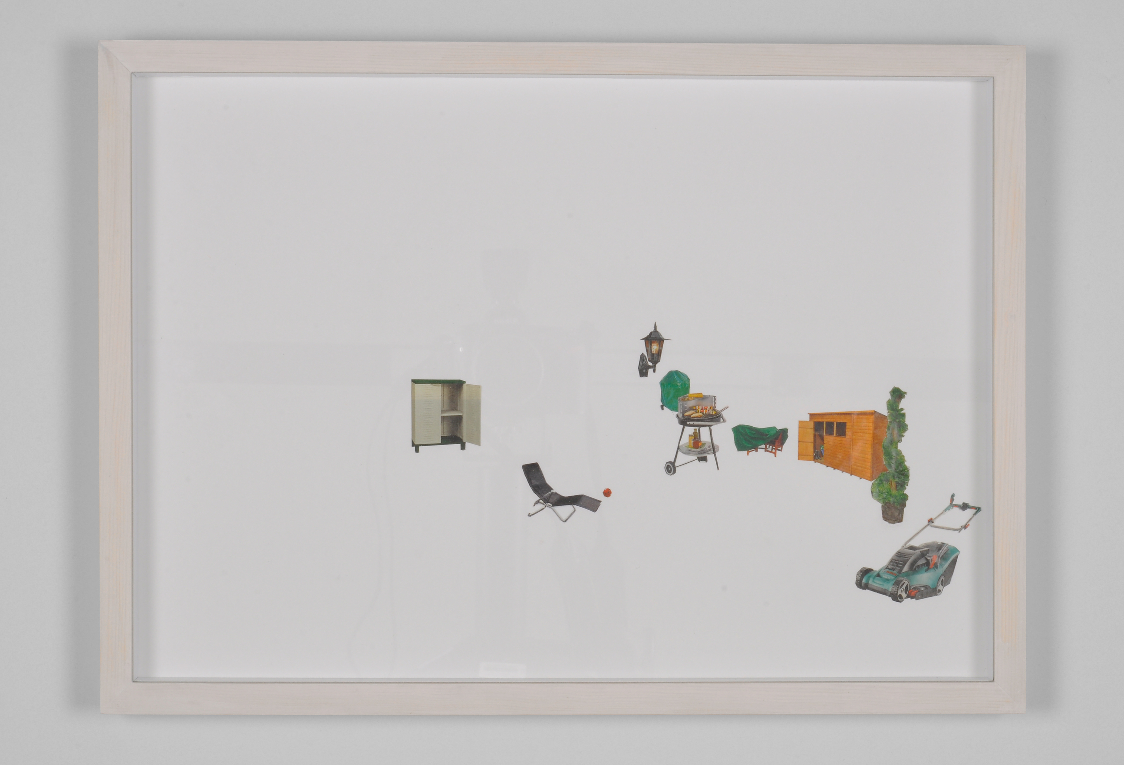 yours or mine?; Jessica Roper, 2013; Collage; 31.5 × 43.5 × 3.5cm [x4]