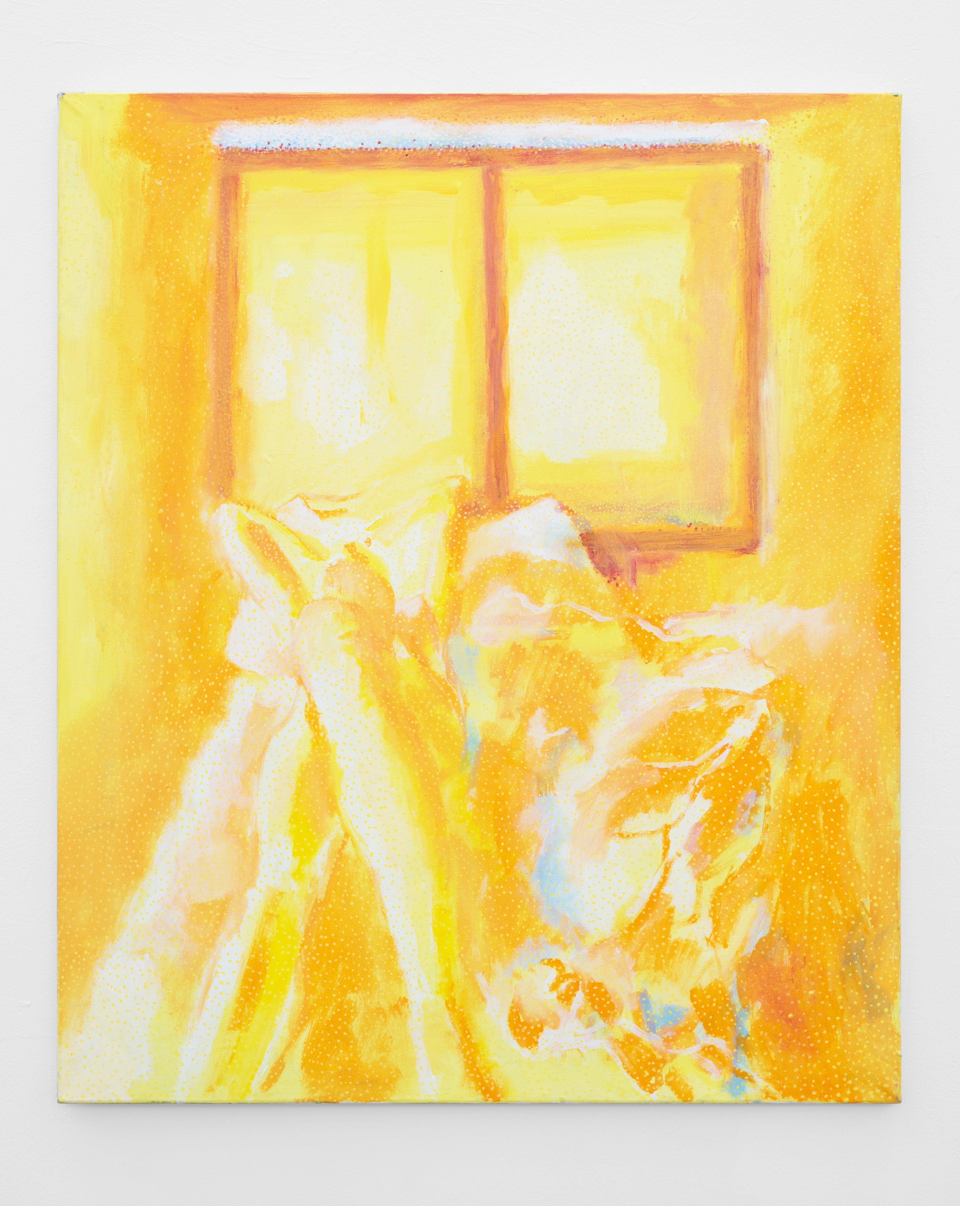 Yellow Room III; David Trenow, 2015; acrylic on canvas; 91.5 × 76cm