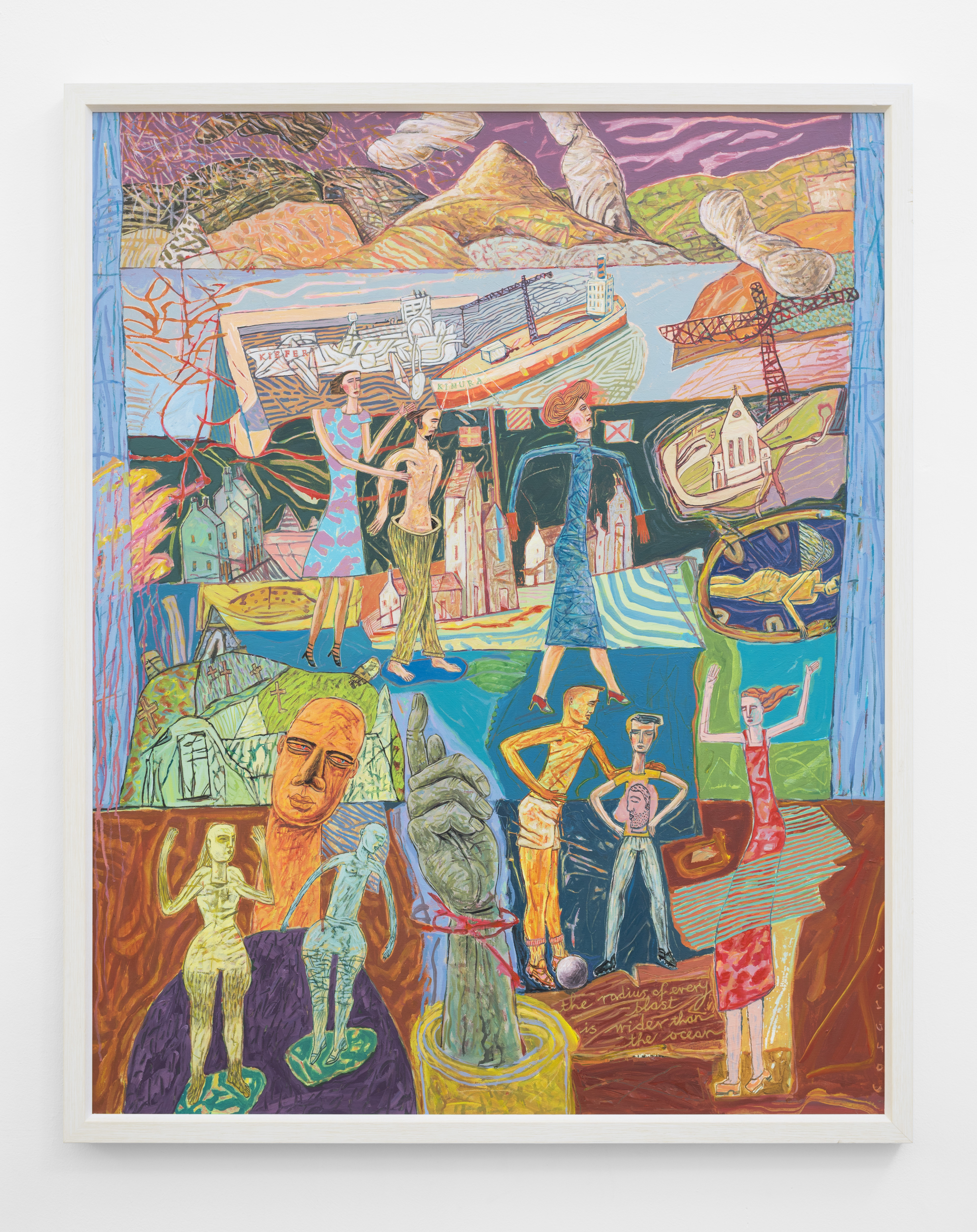 SERIES OF DREAMS NUMBER FIVE; James Cosgrove, 2017; oil on canvas; 120 × 100cm