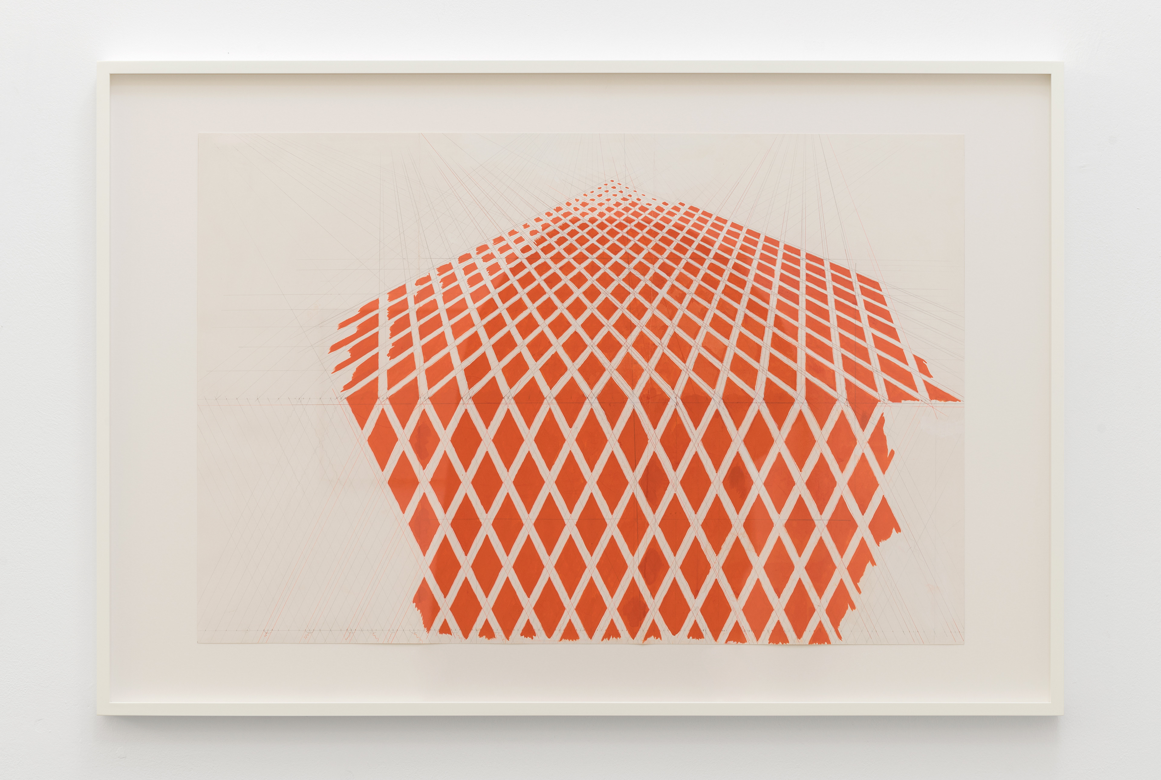 Preparatory drawing for Cover No.177 / No.20, Jenny West, 2016–17, pencil, gouache and watercolour on paper, 62 × 93cm (unframed)