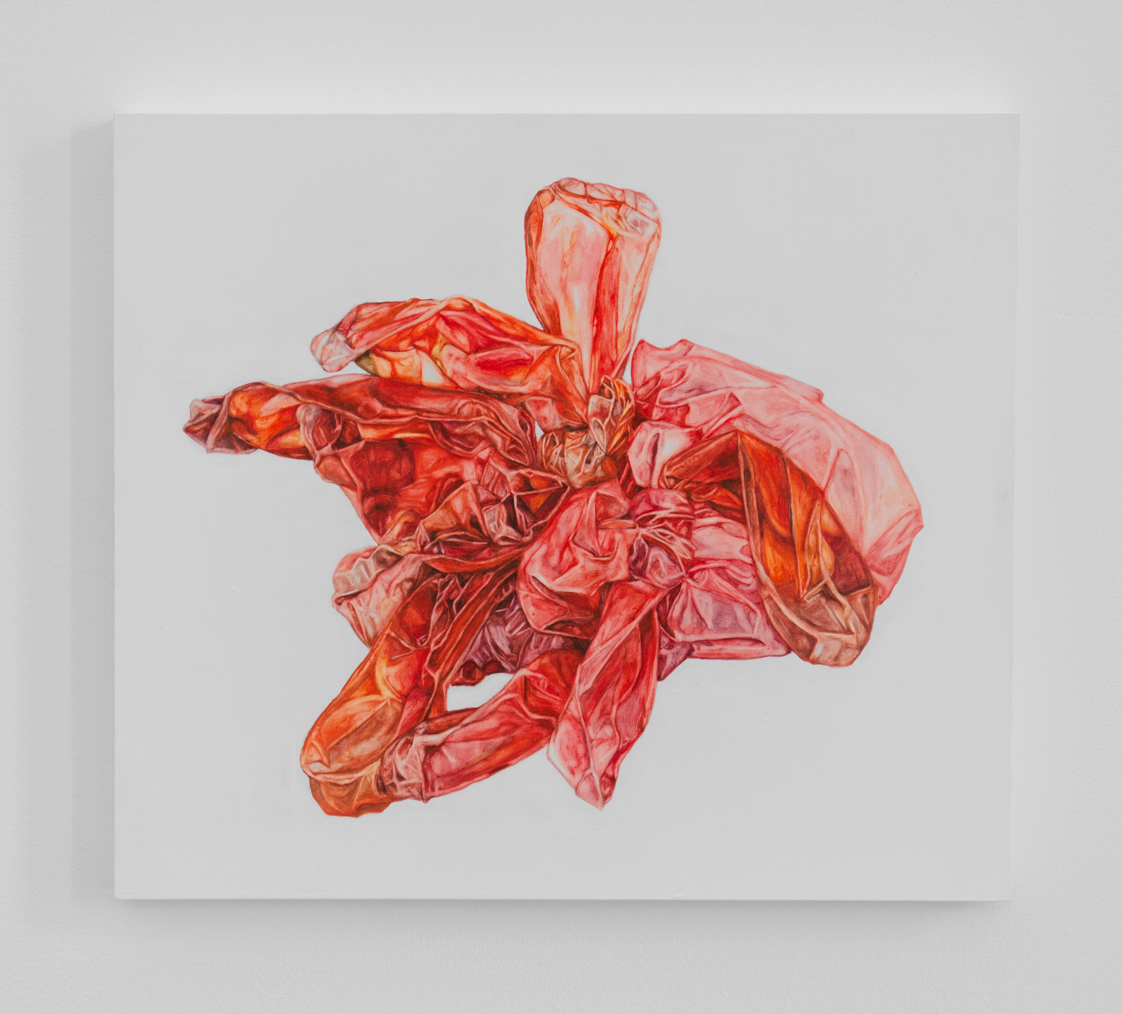 Untitled; Florence Mytum, 2014; Oil on board; 35 × 40 × 2.5cm