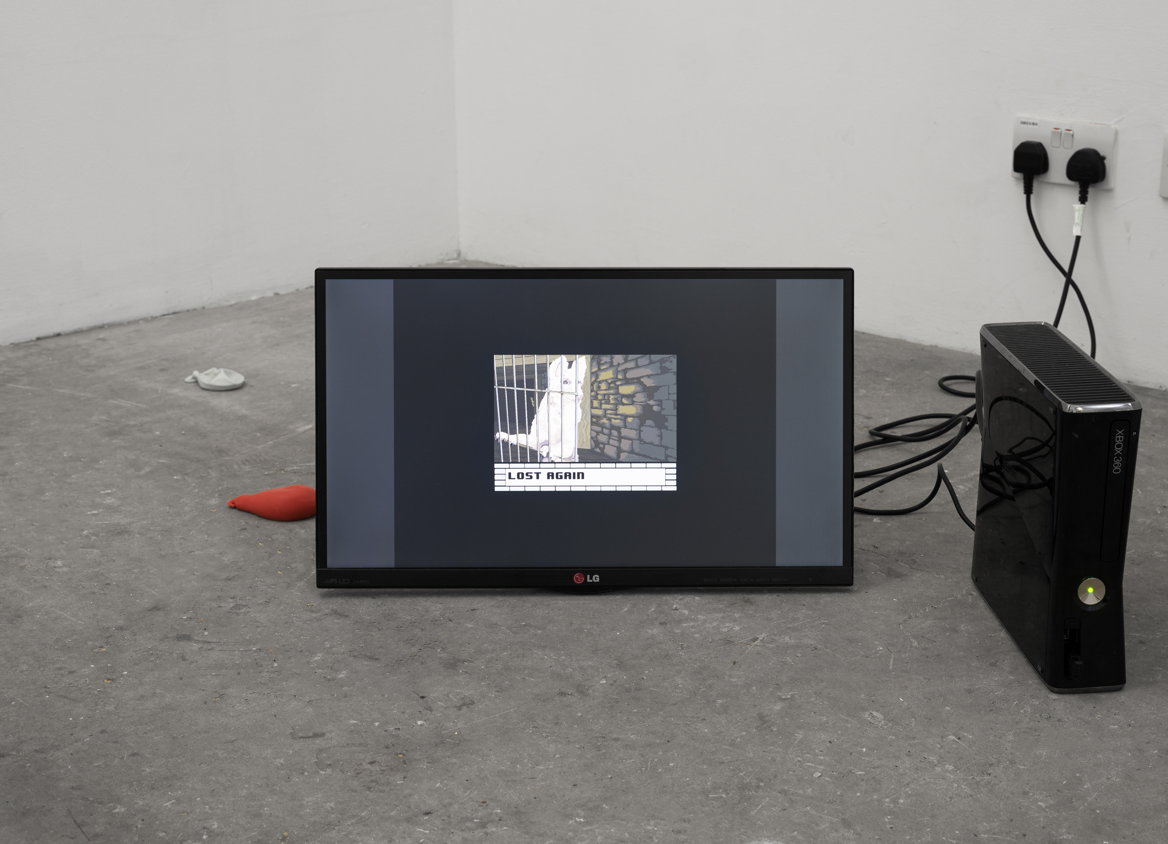 Ending #2; Liv Preston, 2015; .png file, Xbox 360, OLED monitor; dimensions variable