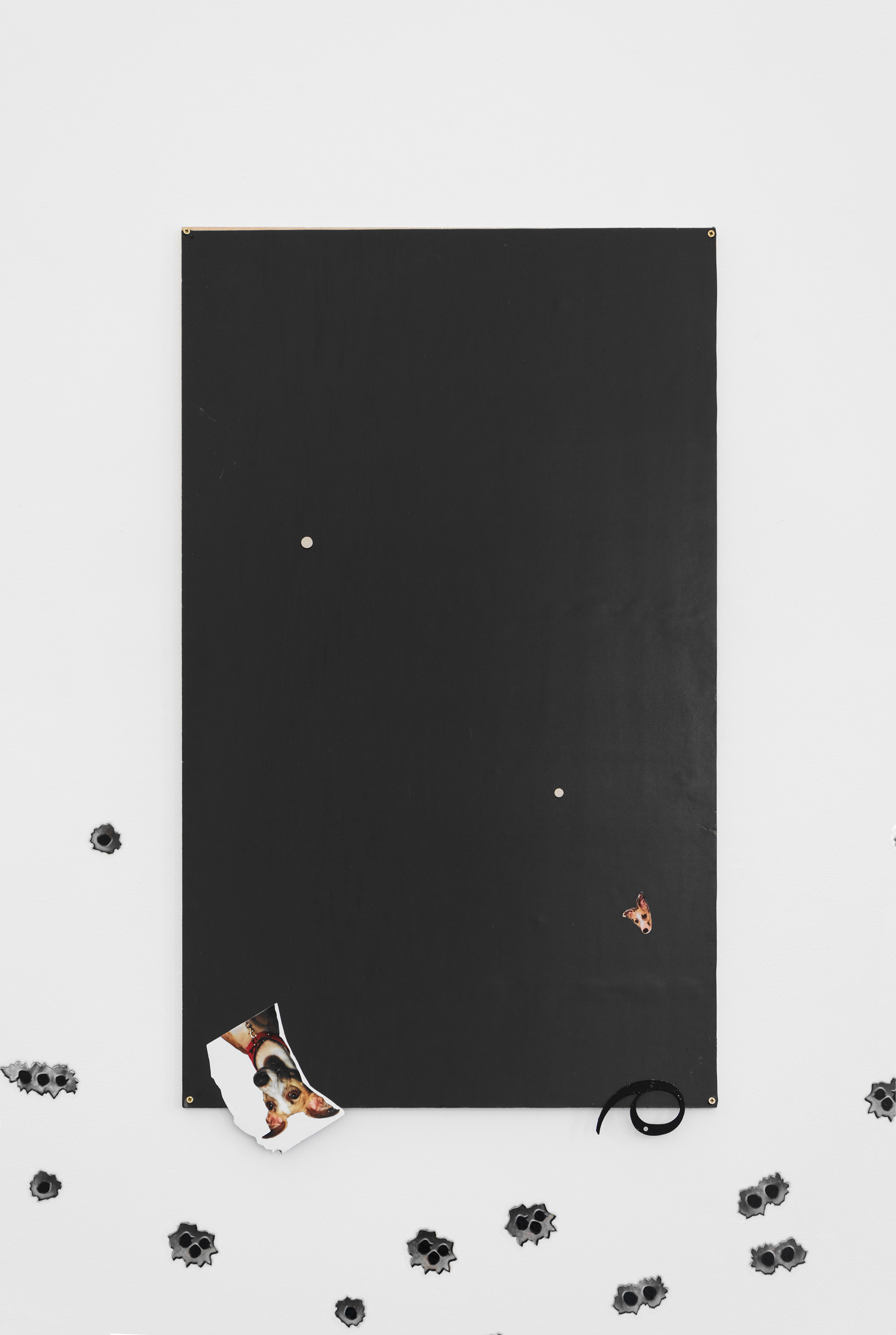 Untitled; Stacy Broadbent, 2014; hardwood, magnetic sheeting; 100 × 1.5 × 60cm