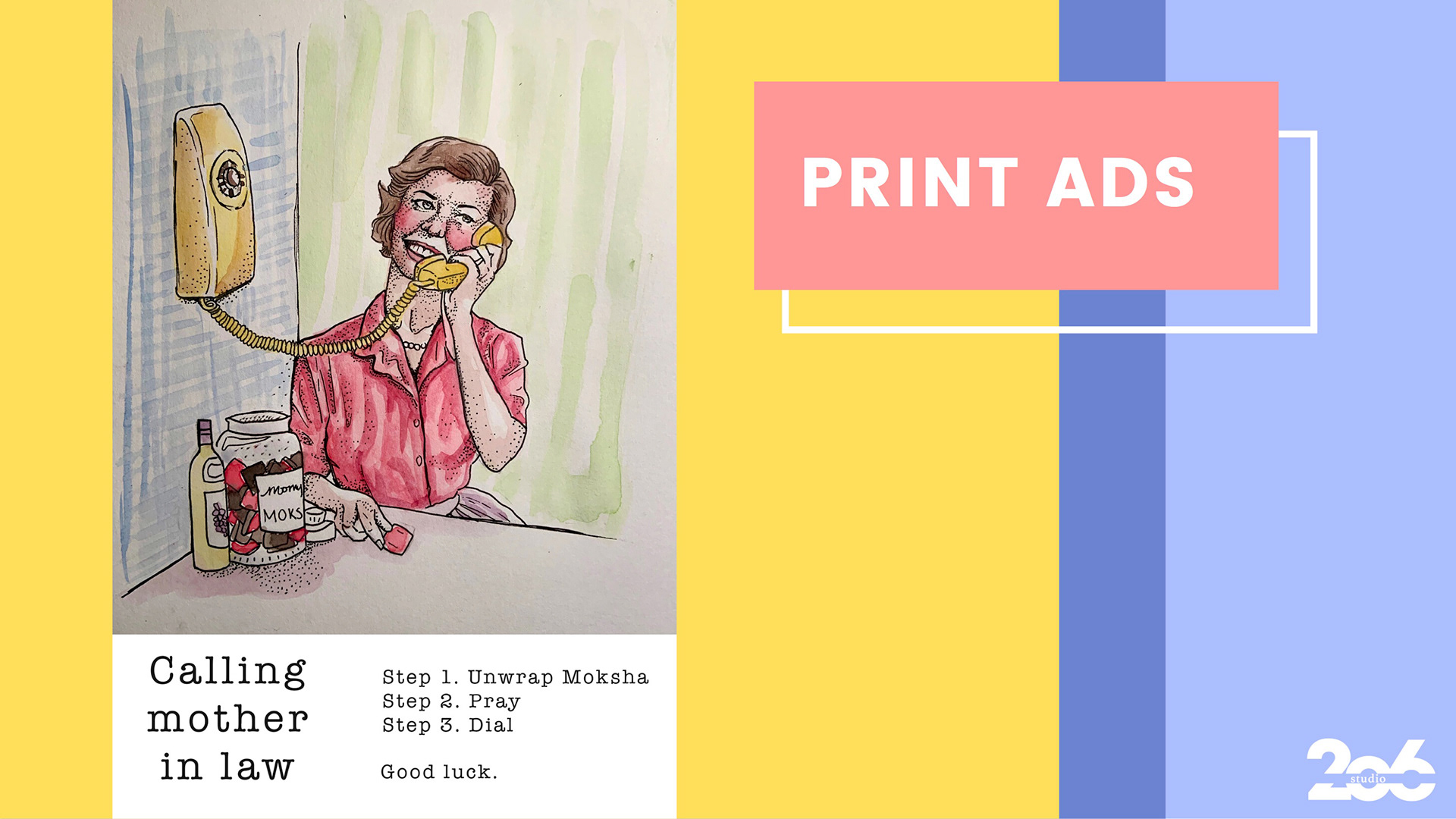 Illustrated example of ad