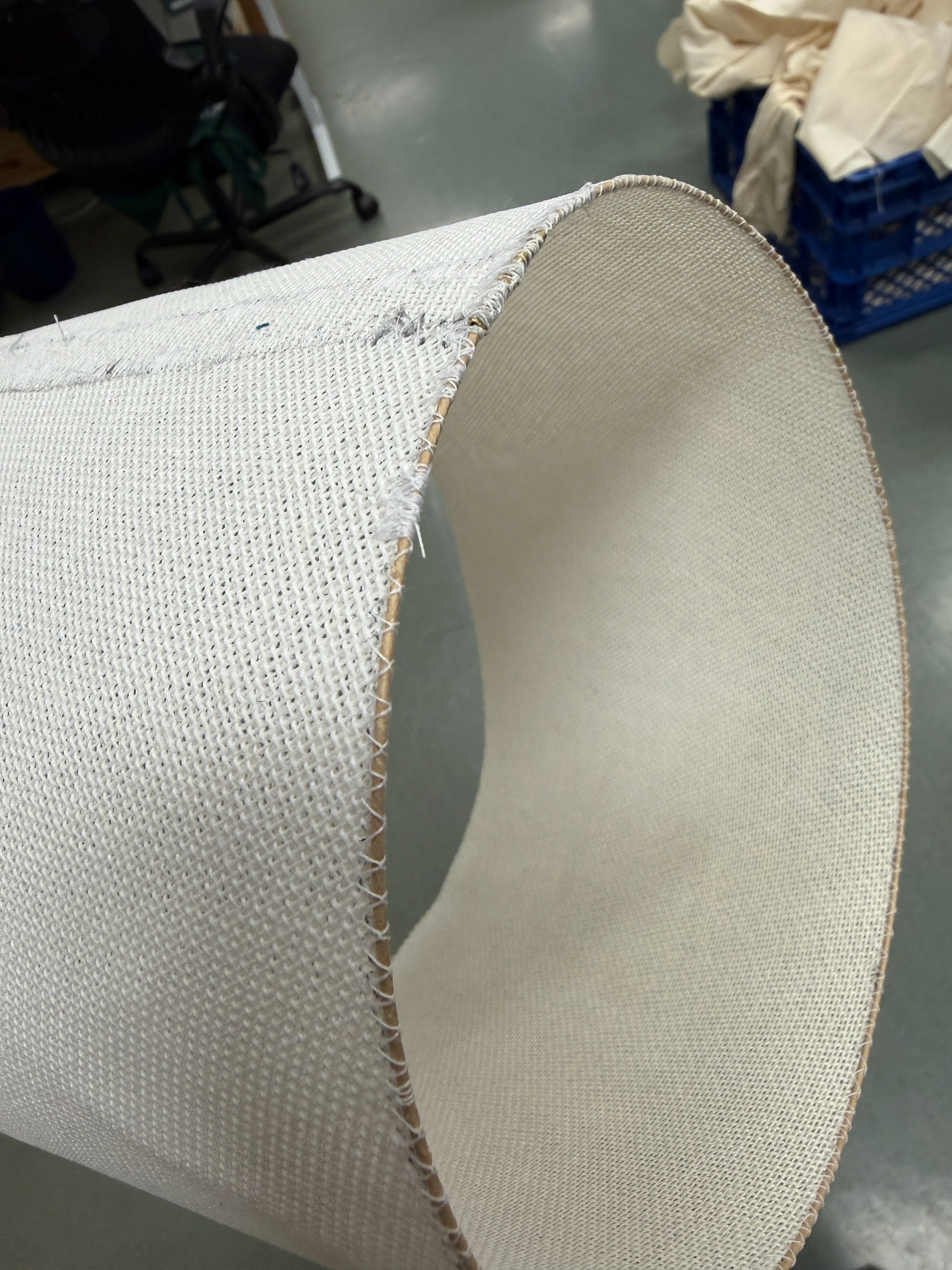 wiring edges on machine