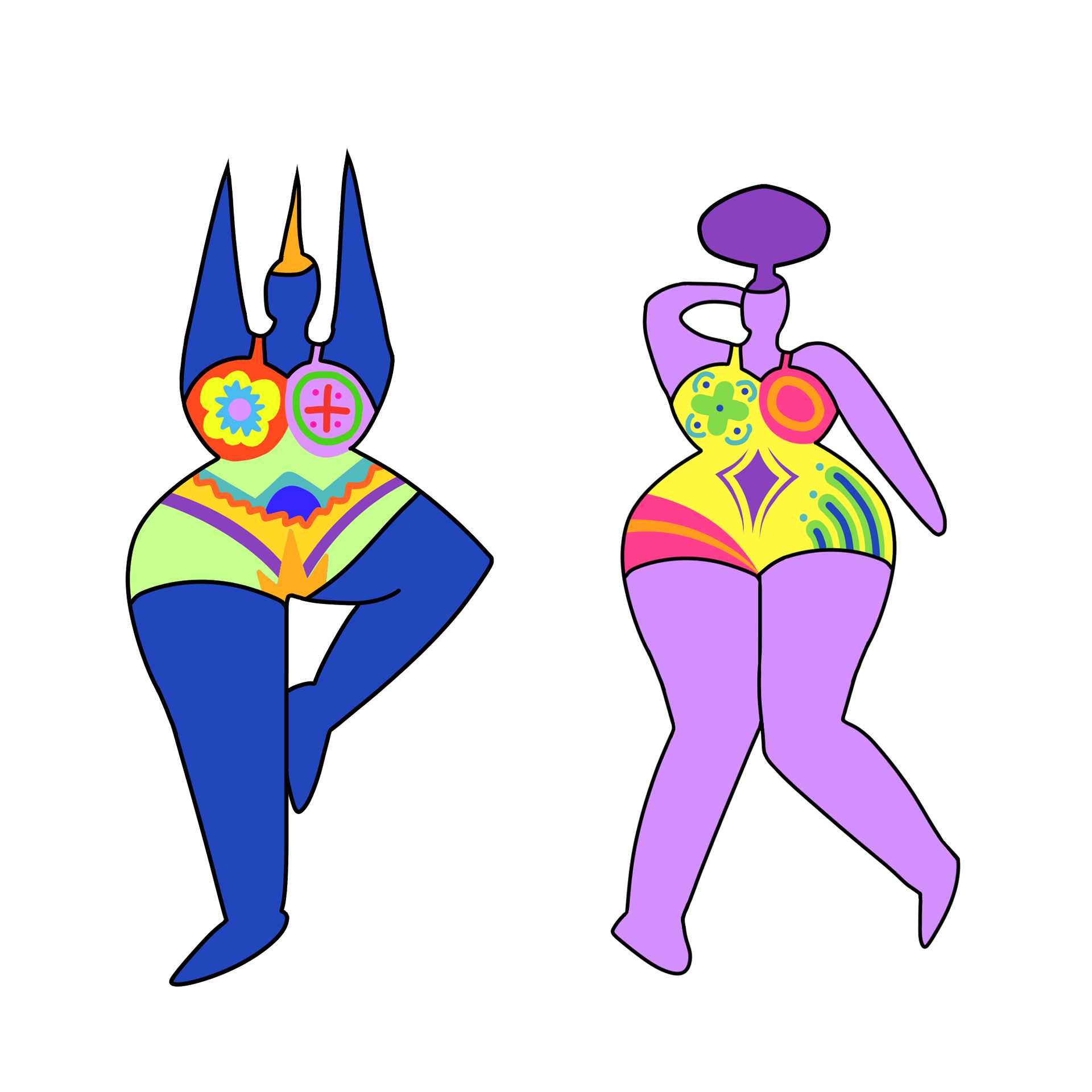 fork and spoon design sketch
