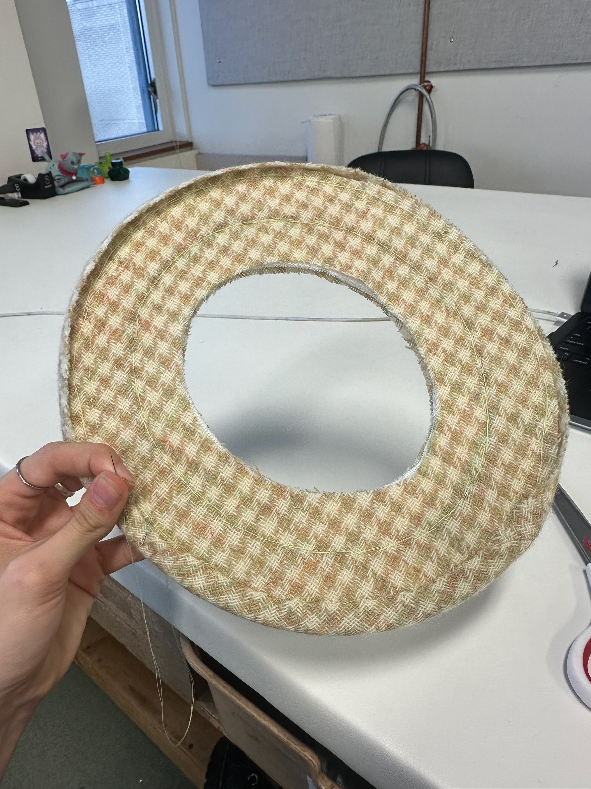 adding fabric
