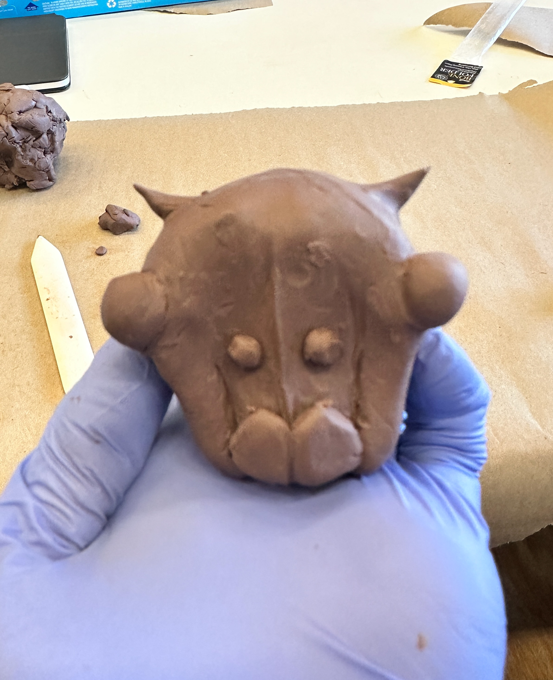 clay moquette sculpt